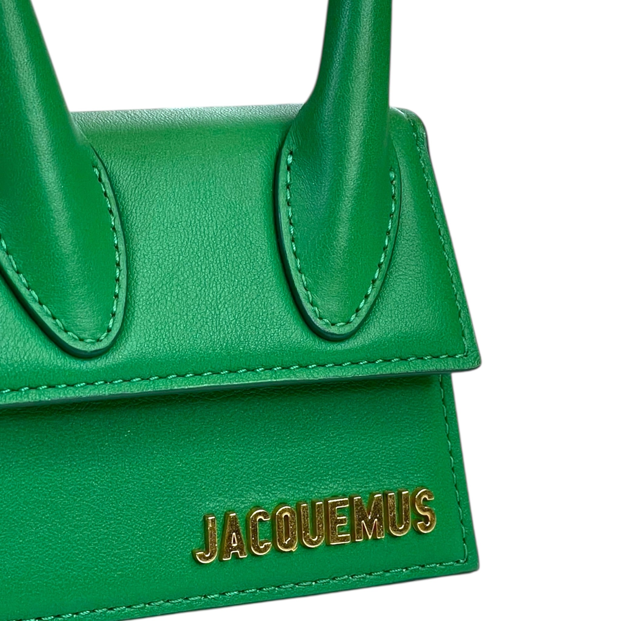 Jacquemus Le Chiquito Bag Green Leather
