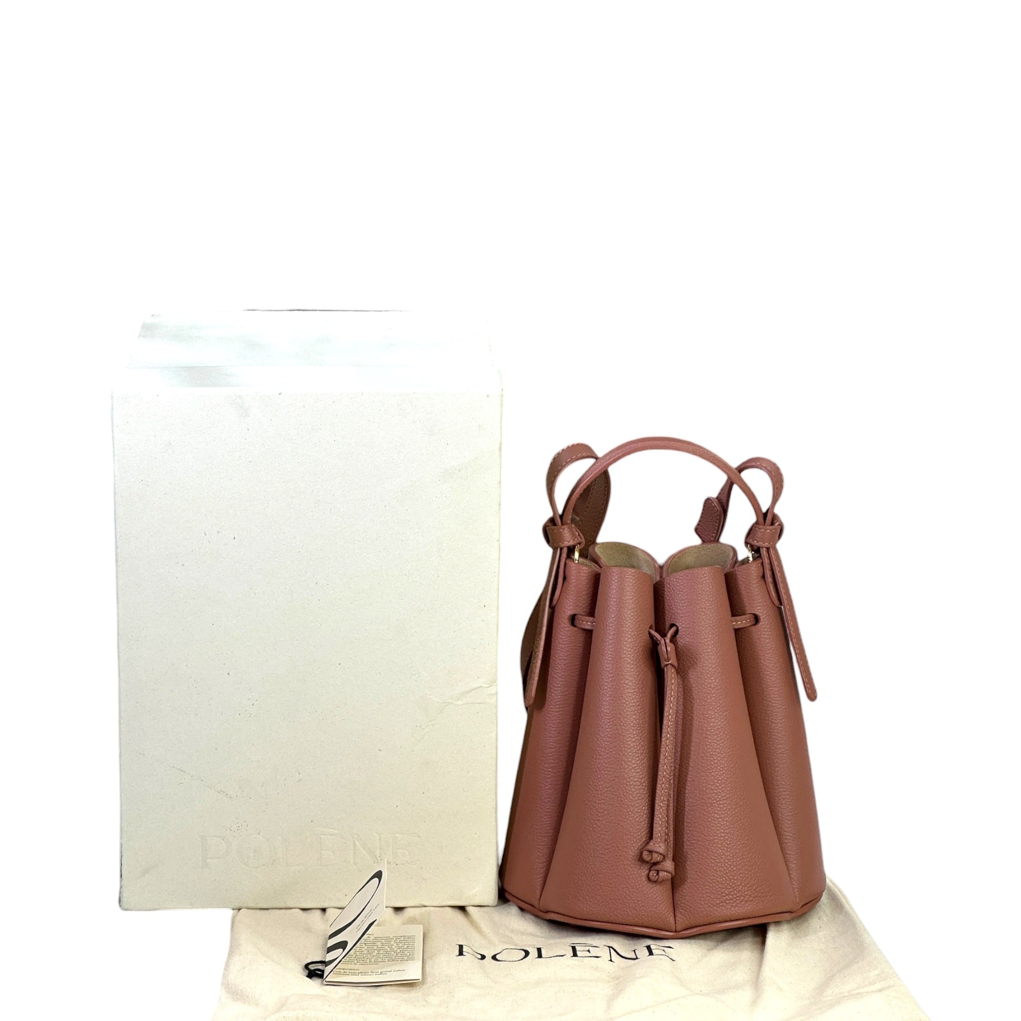 Polène Numéro Huit Mini Blush Pink Leather