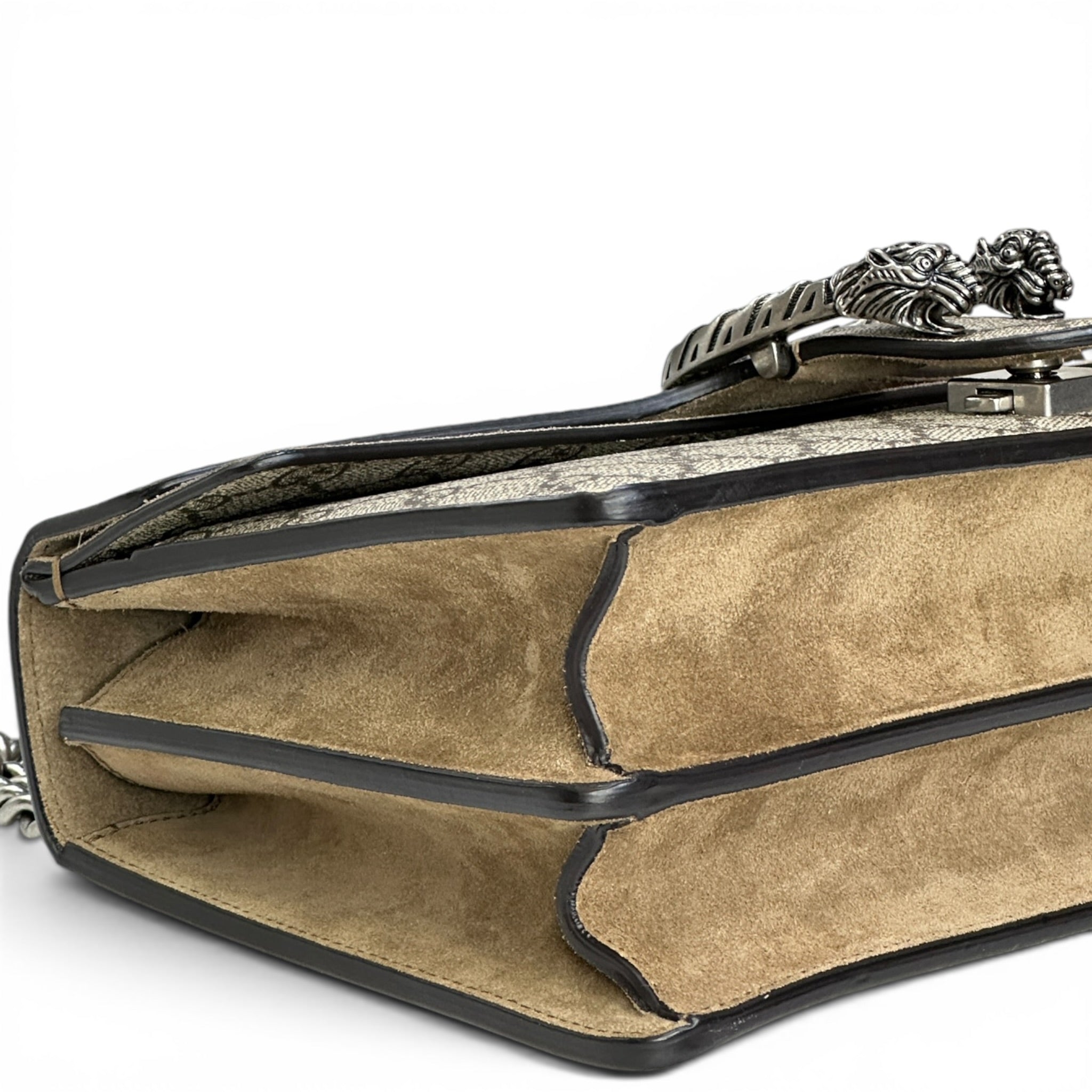 Gucci Dionysus Beige GG Supreme Canvas Shoulder Bag