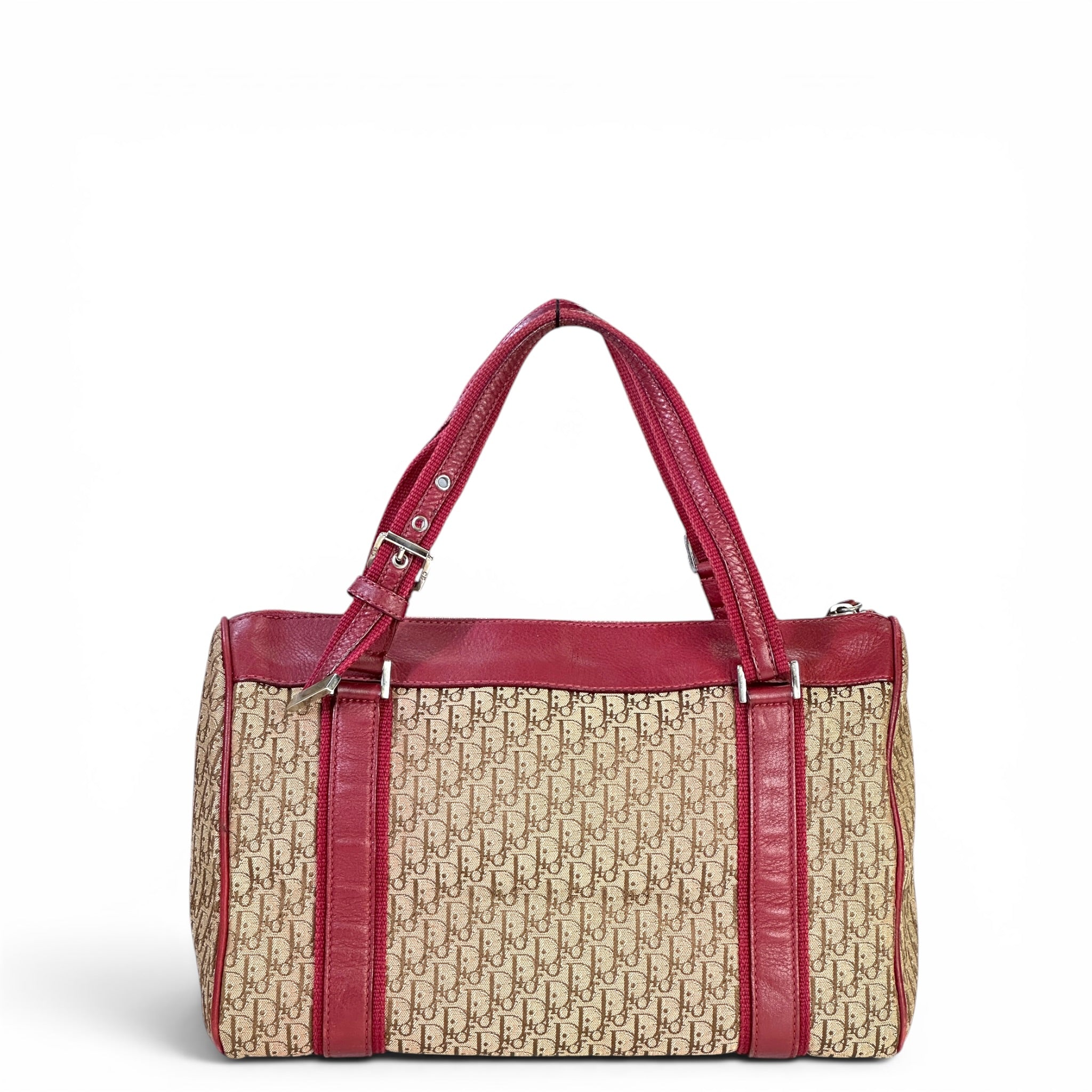 Christian Dior Street Chic Boston Monogram Canvas Bag