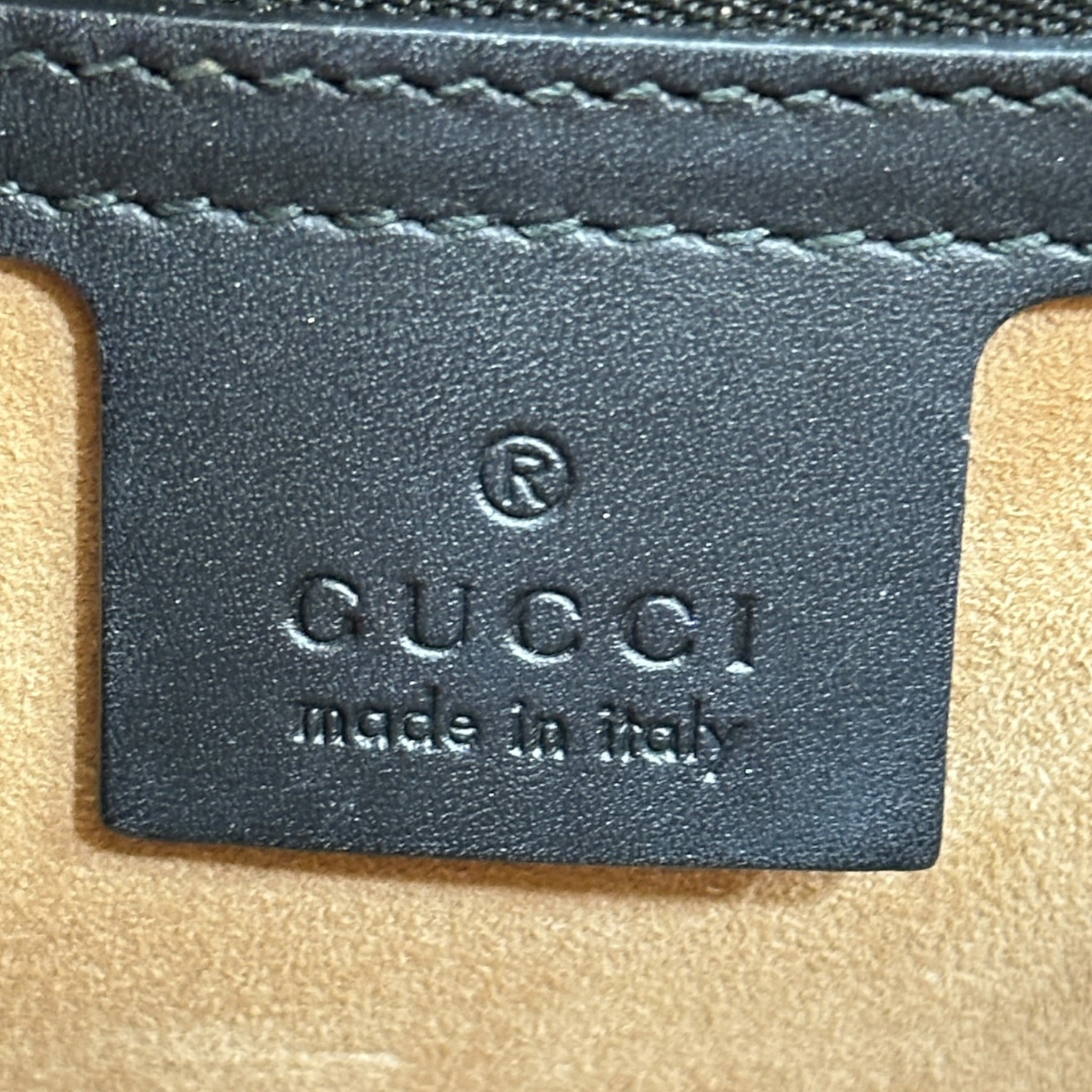 Gucci Sylvie Flap Black Leather Shoulder Bag