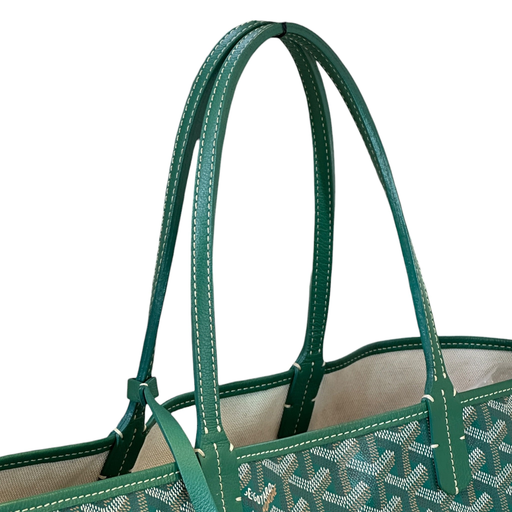 Goyard Saint Louis PM Pearly Green Goyardine Tote