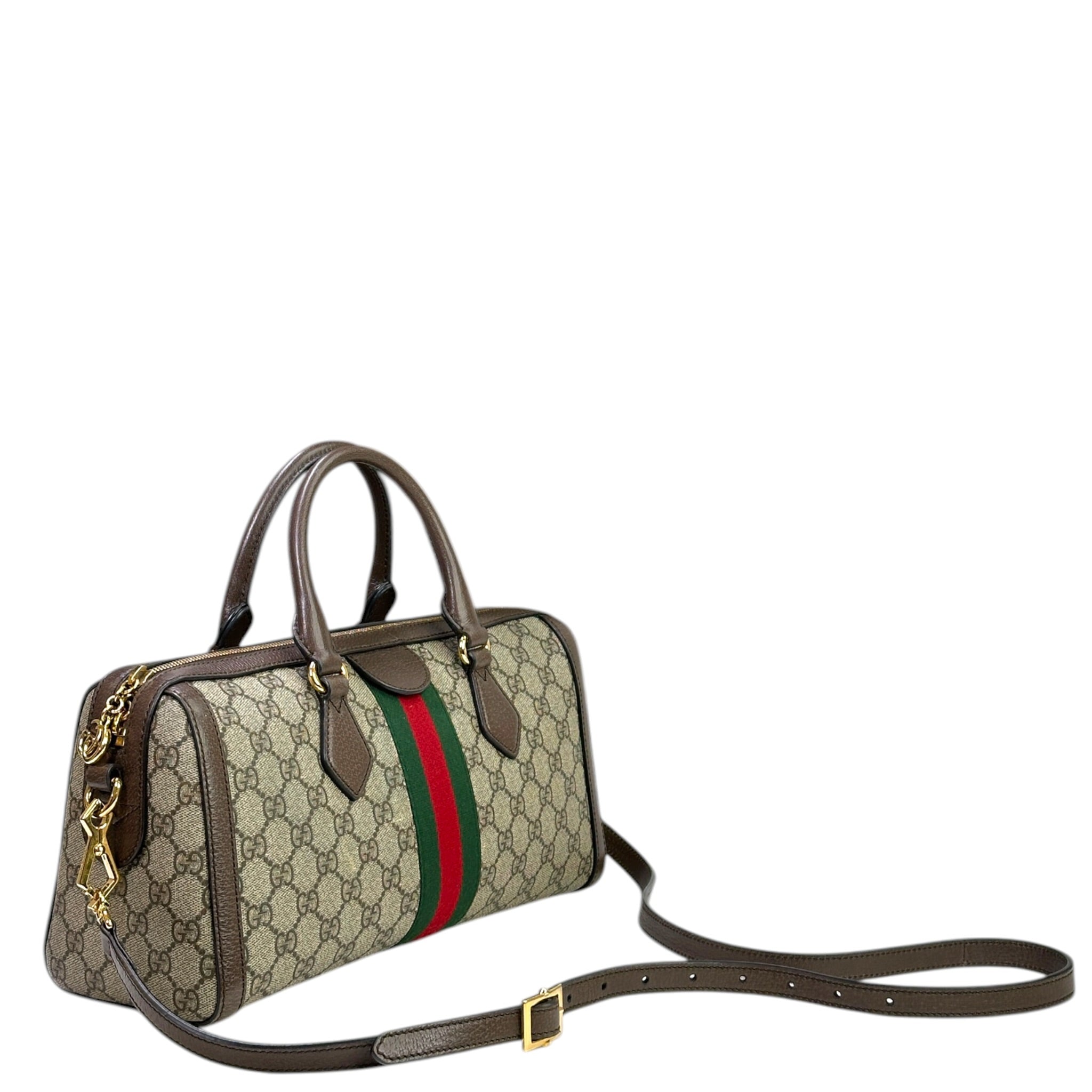 Gucci Ophidia GG Boston Bag Medium GG Supreme Canvas