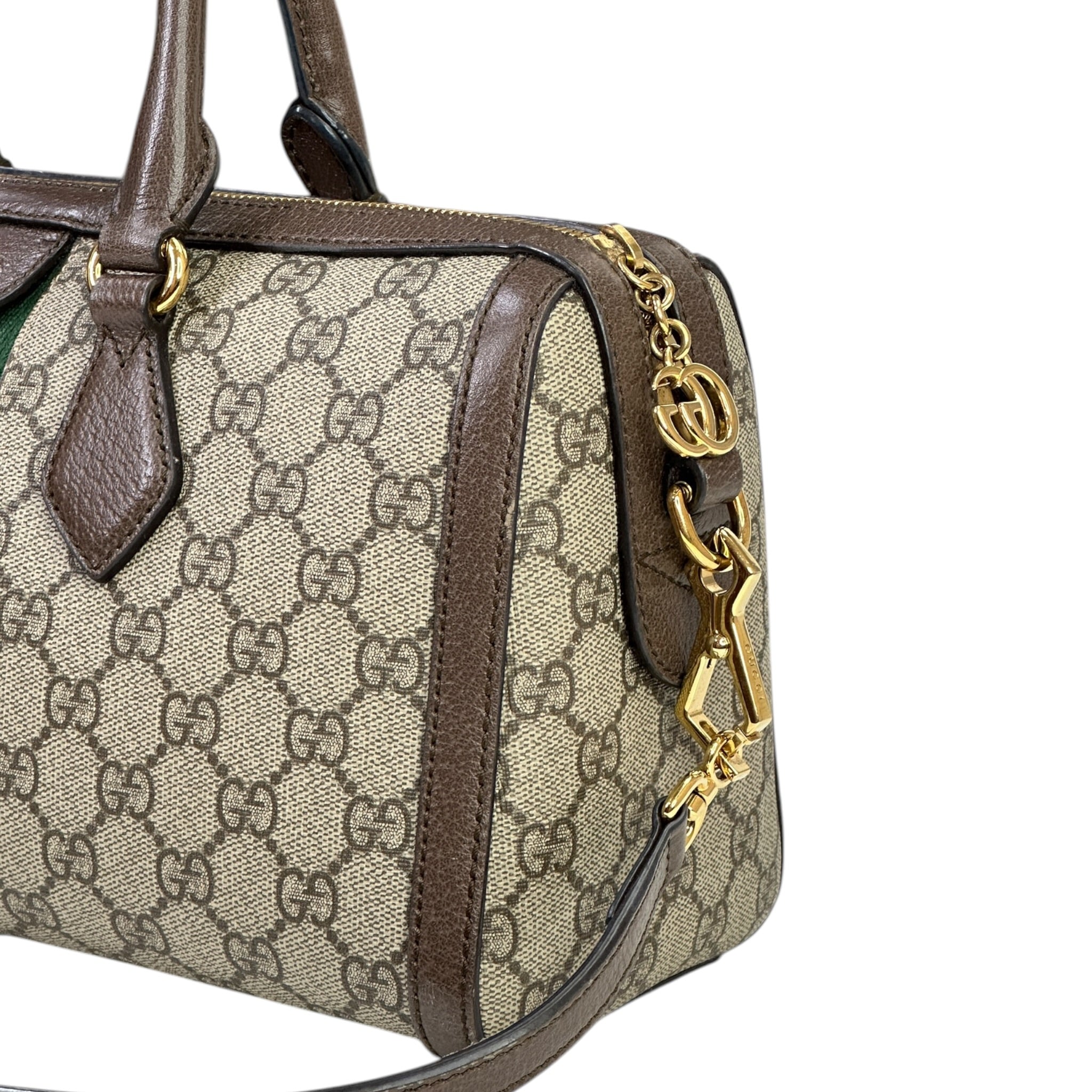 Gucci Ophidia GG Boston Bag Medium GG Supreme Canvas
