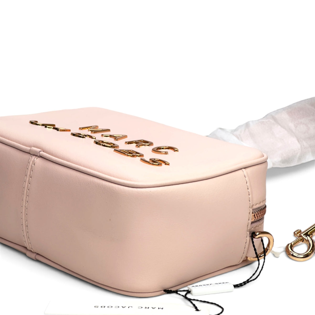 Marc Jacobs The Flash Peach Whip Leather Crossbody Bag