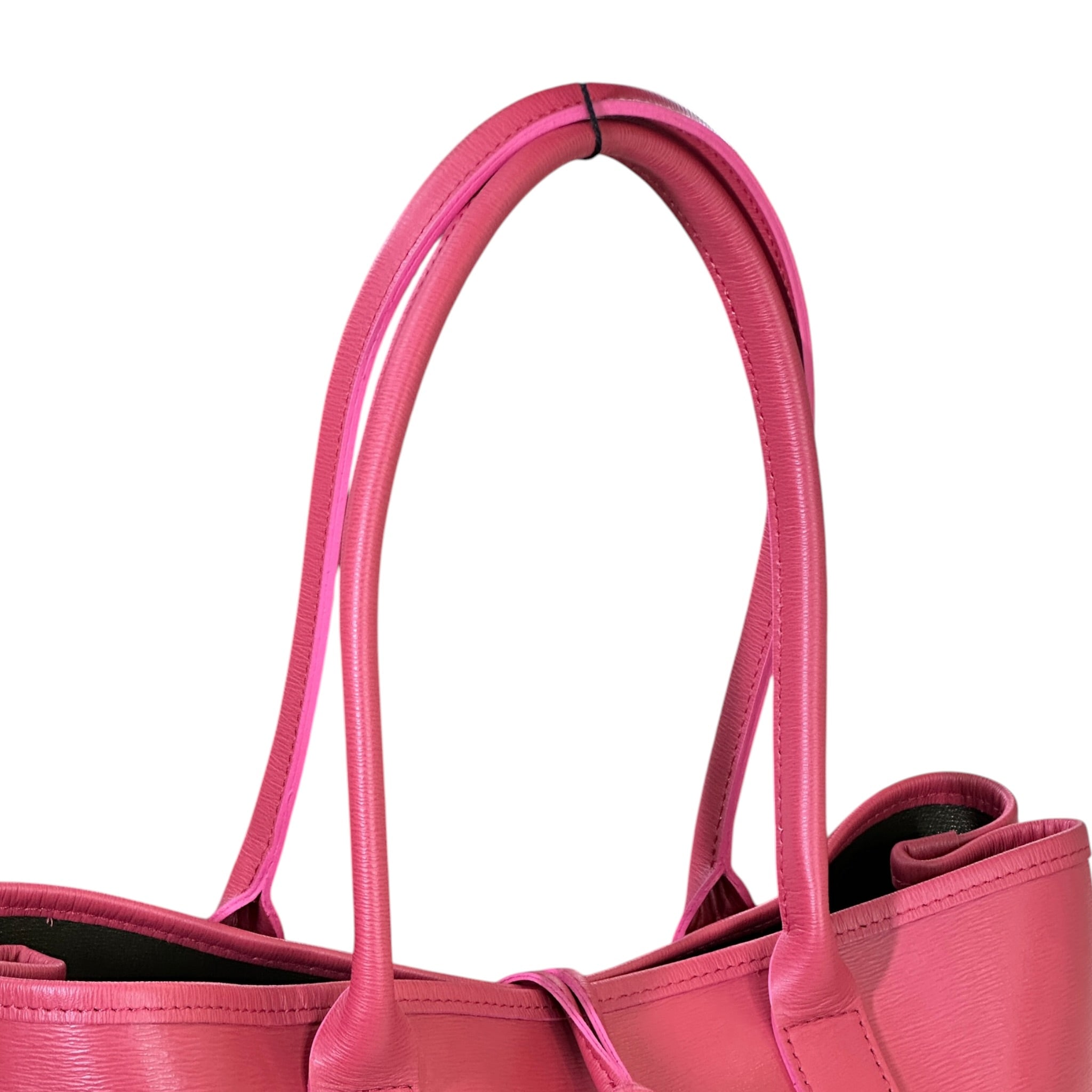 Longchamp Spring Fig Roseau Red Leather Tote