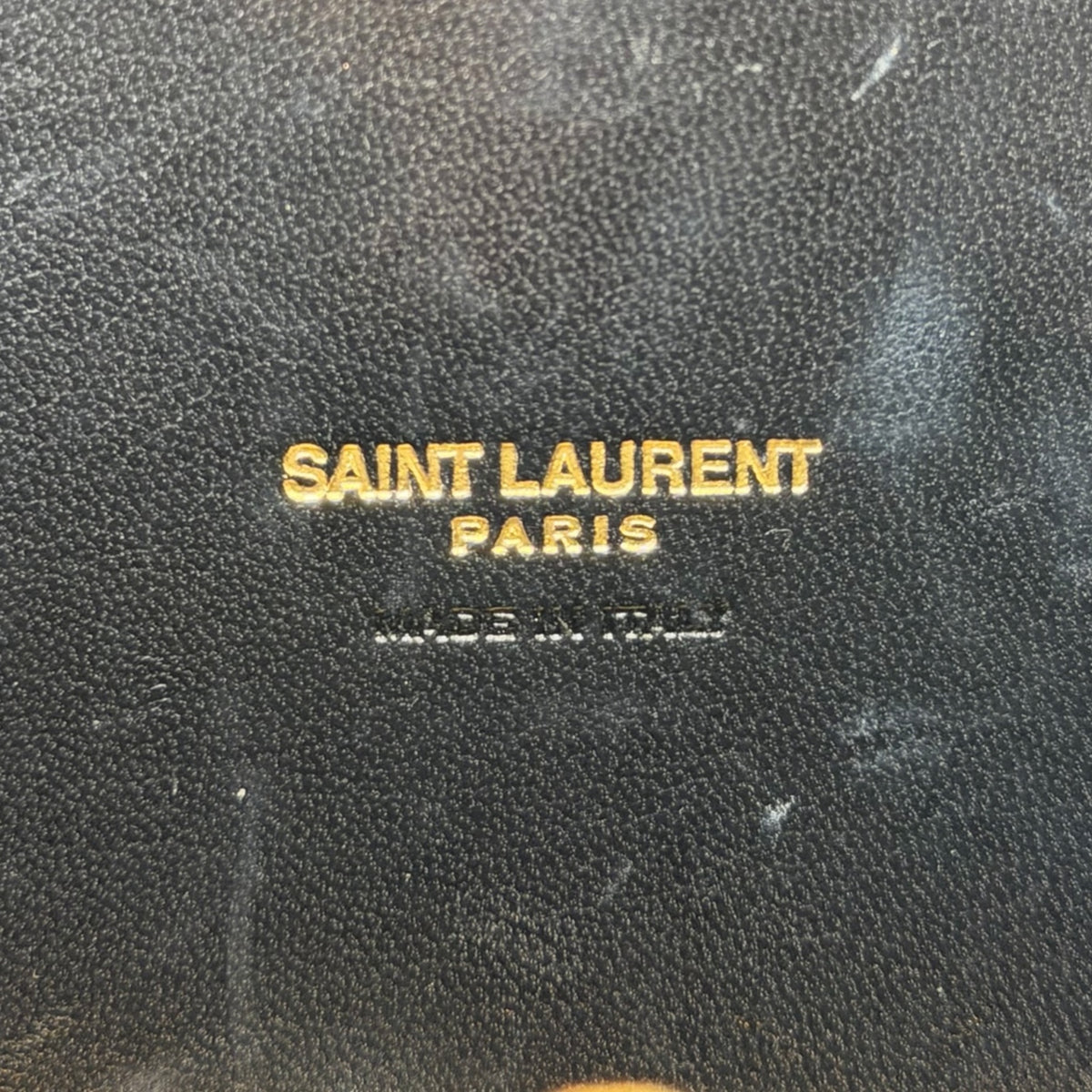 Saint Laurent Plexiglass Monogram Minaudiere Tuxedo Box Clutch with chain