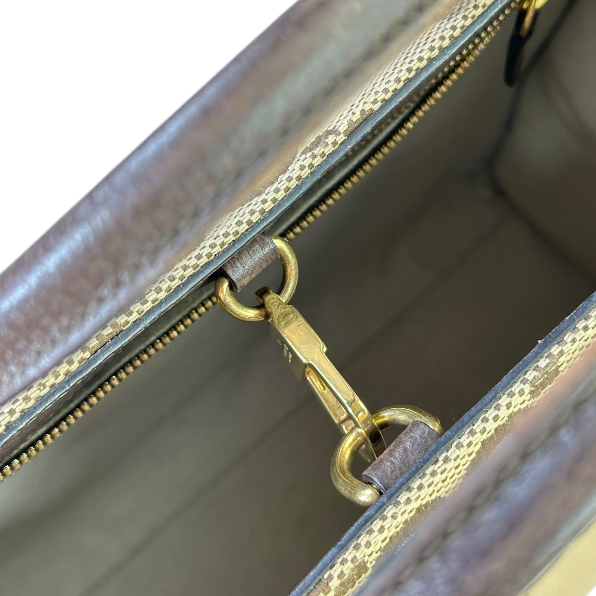 Gucci Jumbo GG tote beige brown monogram canvas
