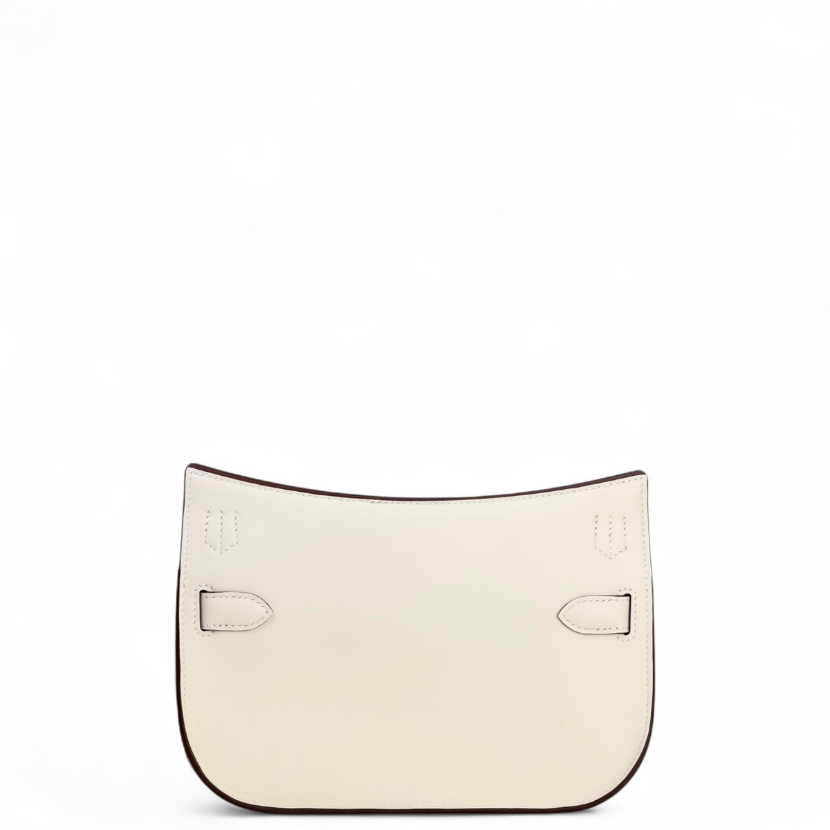 Hermès Mini Jypsière off white calfskin leather phw bag