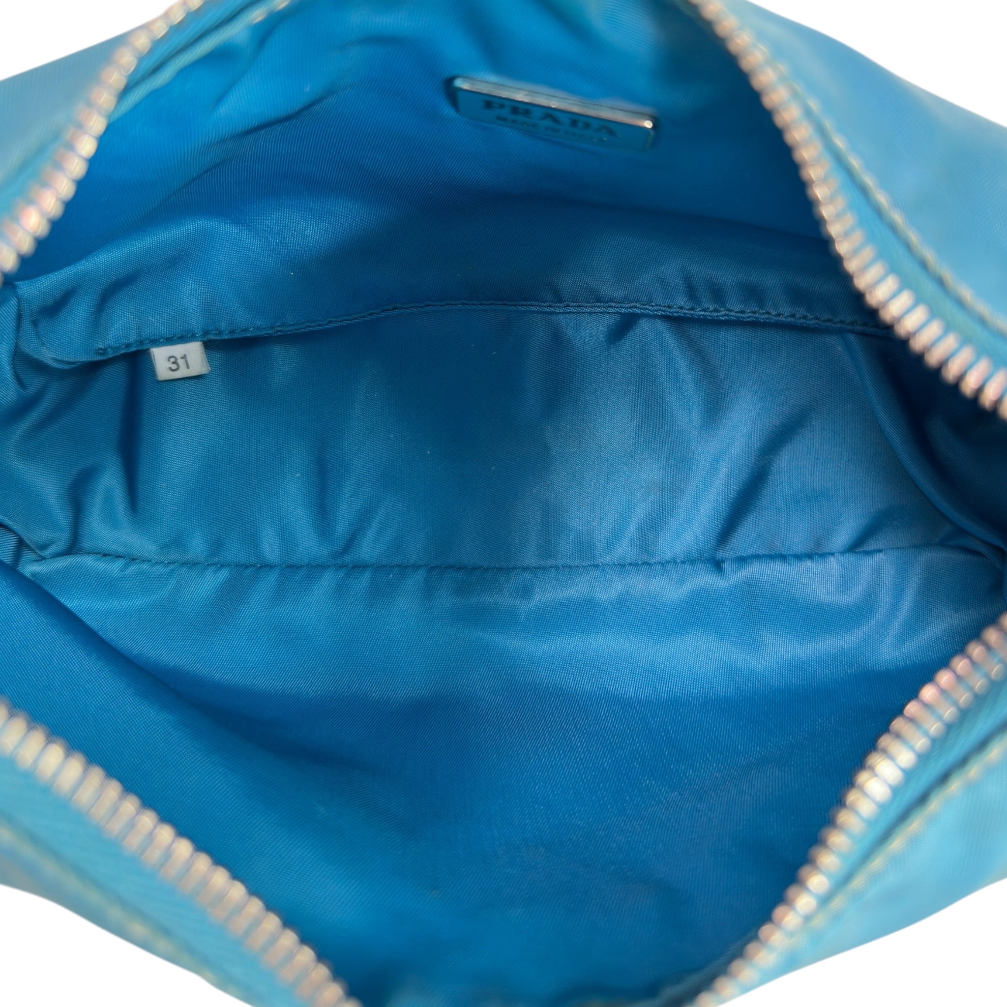 Prada Re-Edition 2000 Mini Hobo BlueTessuto Nylon