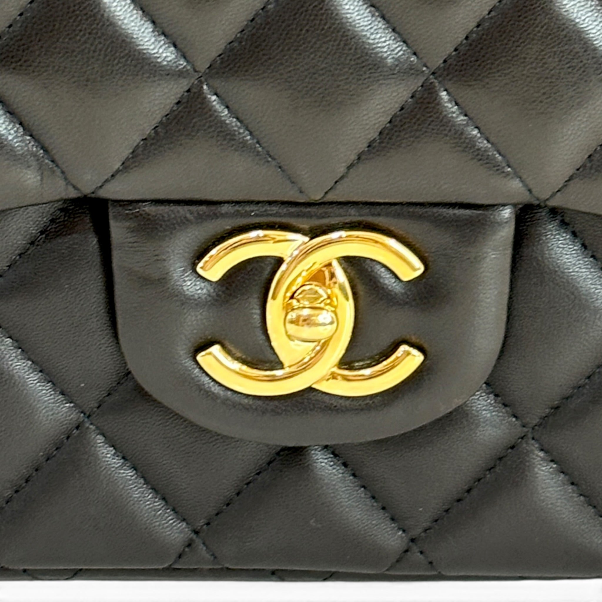 Chanel Classic Maxi Black Lambskin Flap Bag