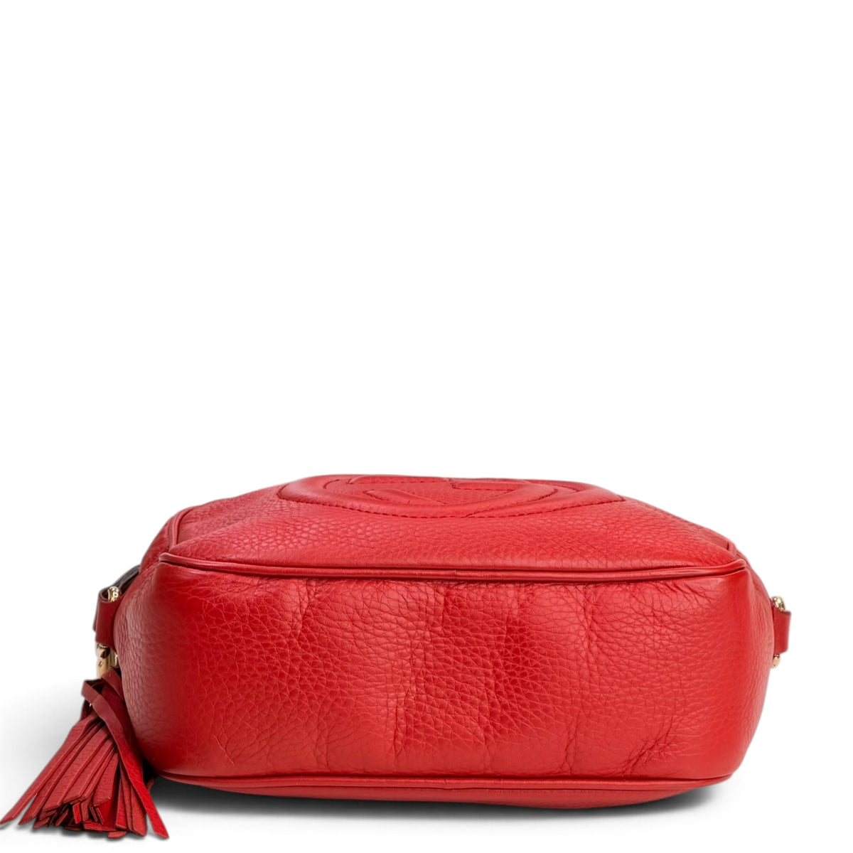 Gucci Soho Disco Small Red leather Crossbody Bag