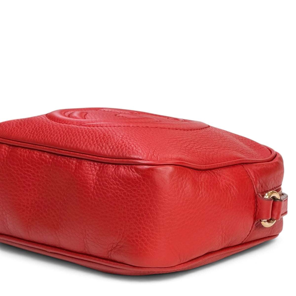 Gucci Soho Disco Small Red leather Crossbody Bag