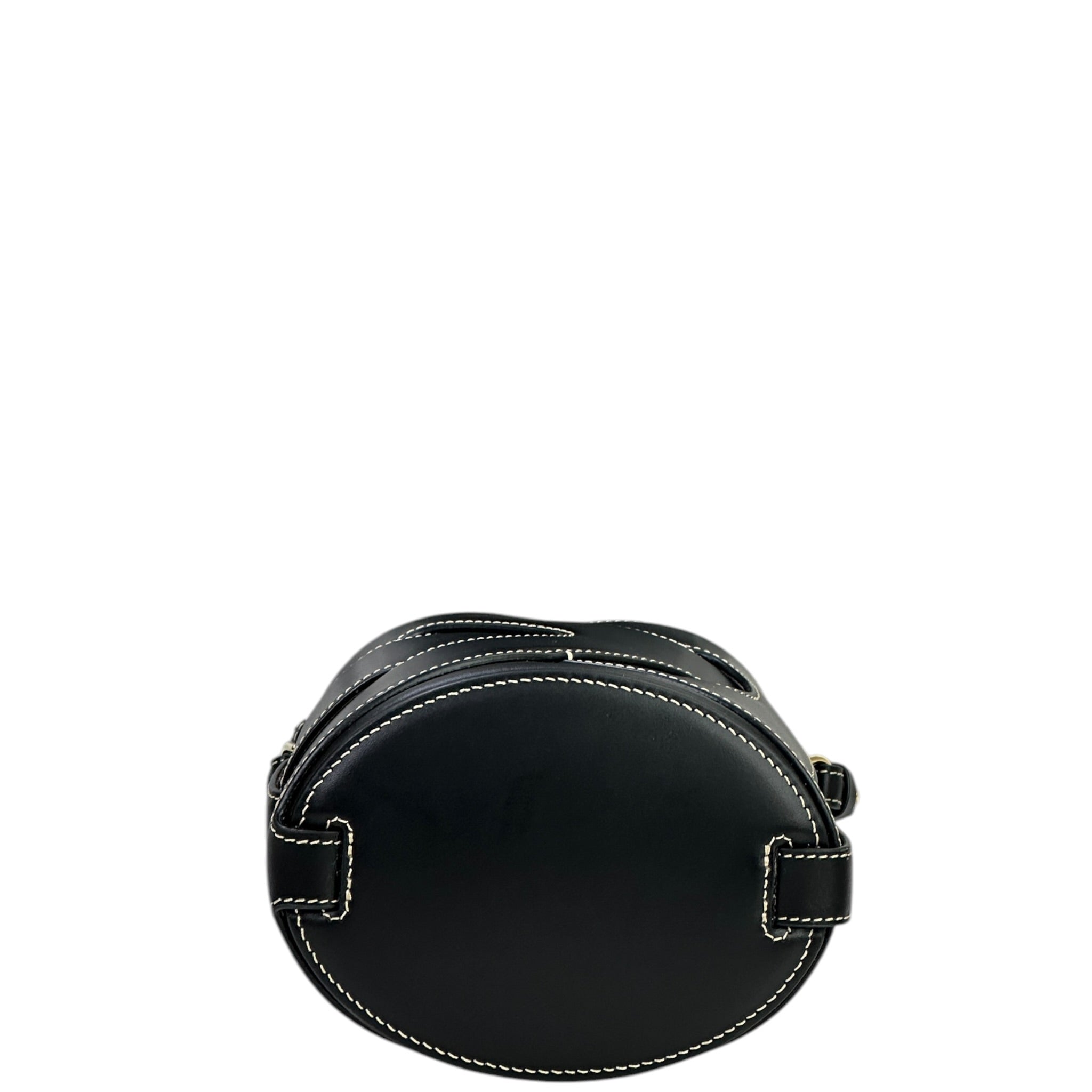 Polène Nodde Seau Edition Black Calf Leather