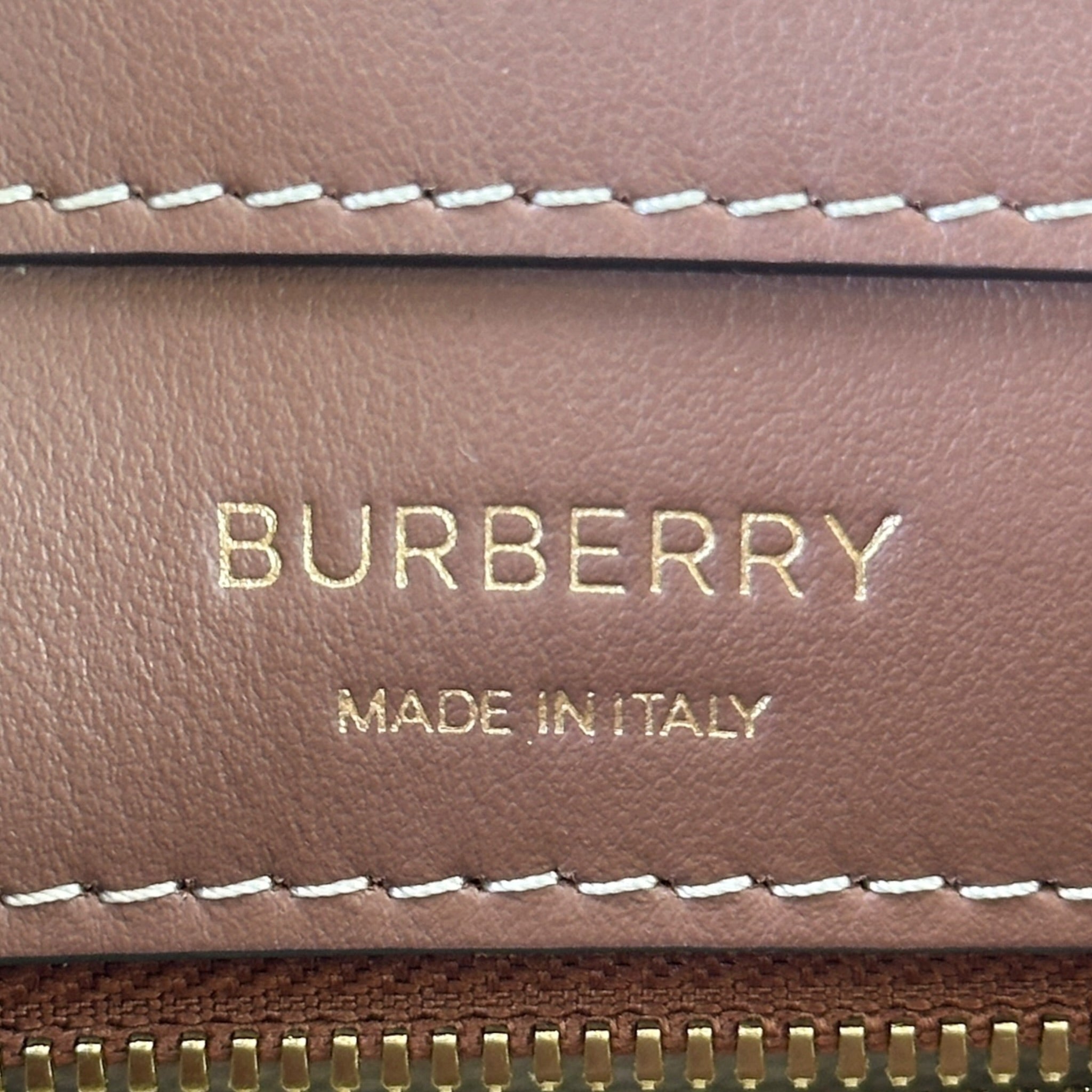 Burberry mini pocket beige/brown bag
