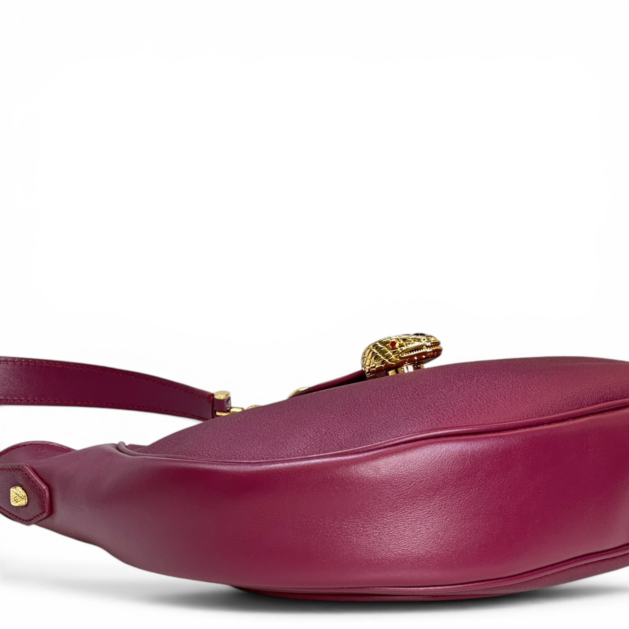 Bvlgari Serpenti Ellipse bag magenta pink calf leather