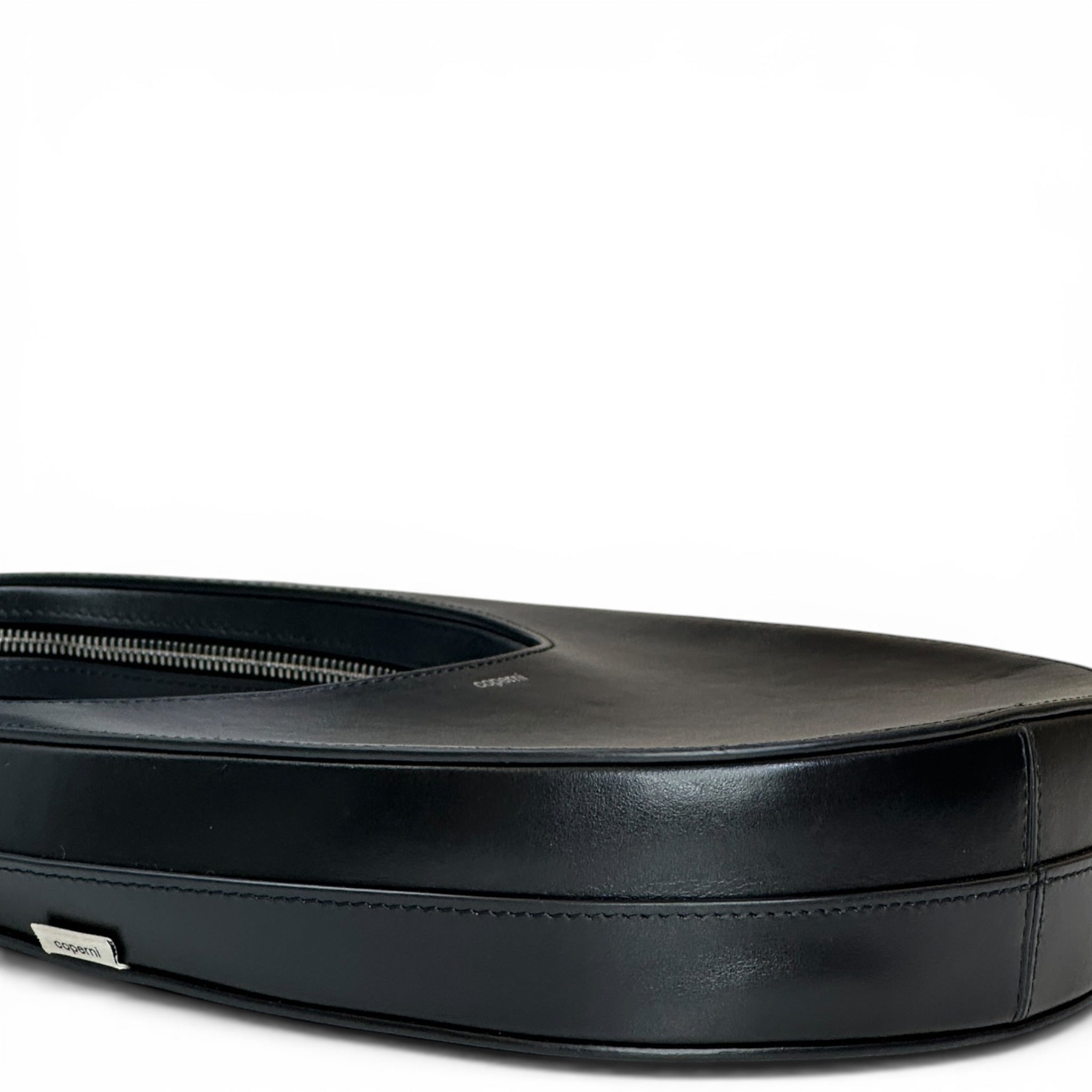 Coperni Swipe black leather handbag