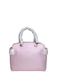 Furla Light Pink Leather Agata Satchel