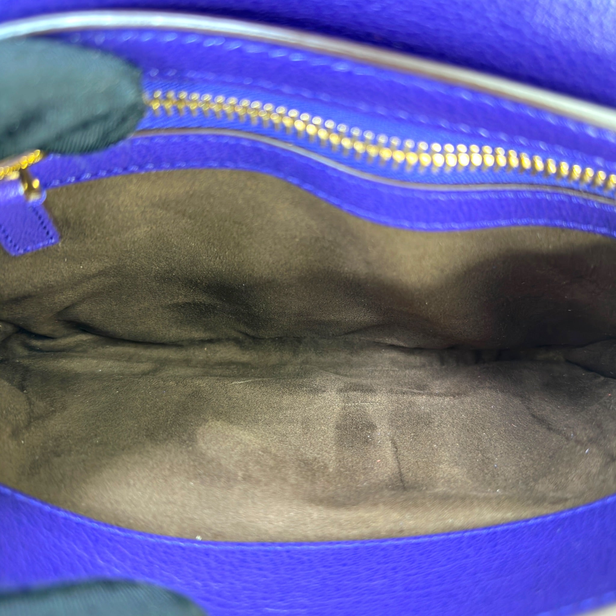 Tom Ford Natalia Crossbody Bag Small Purple Suede