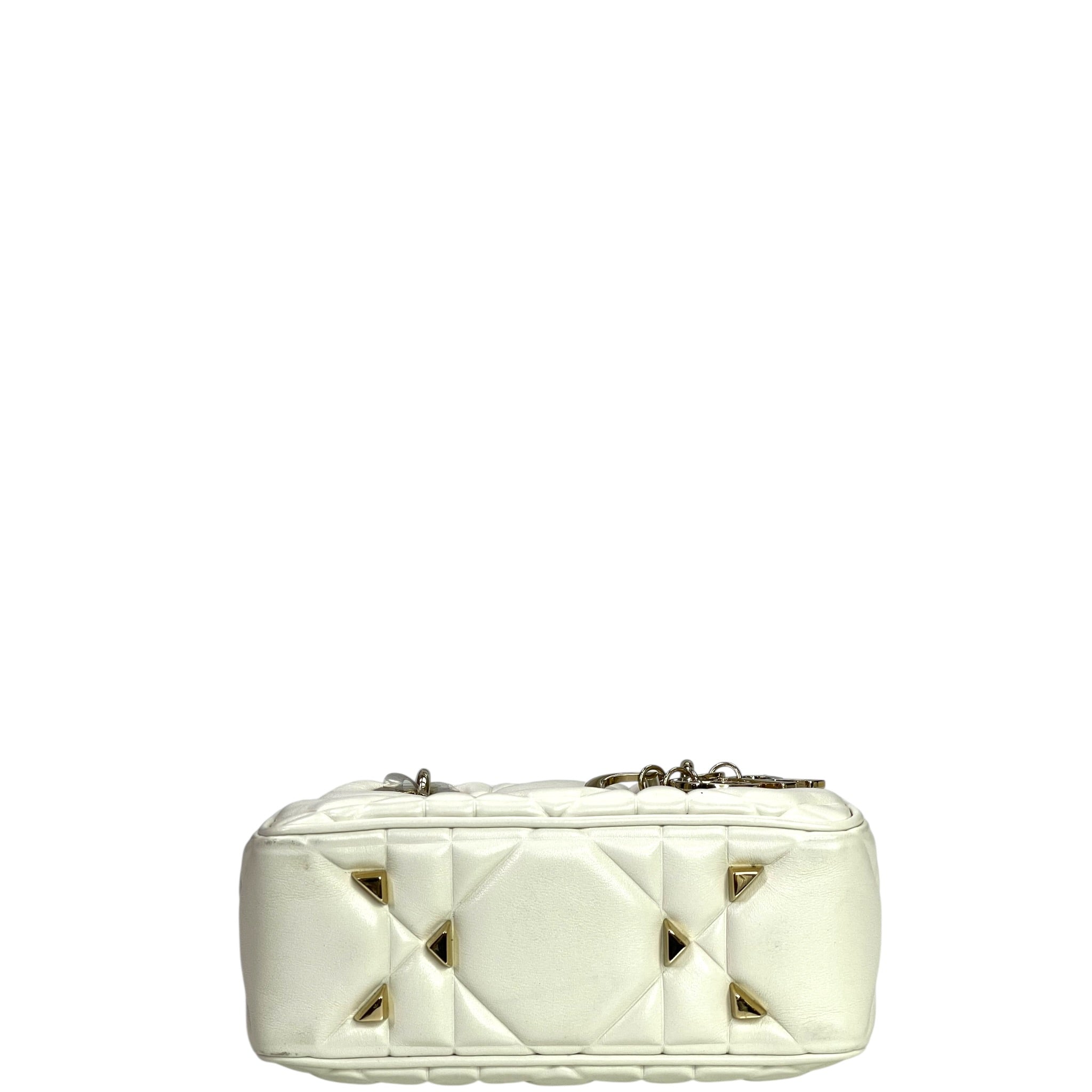 Christian Dior The Lady 95.22 Bag White Cannage Lambskin