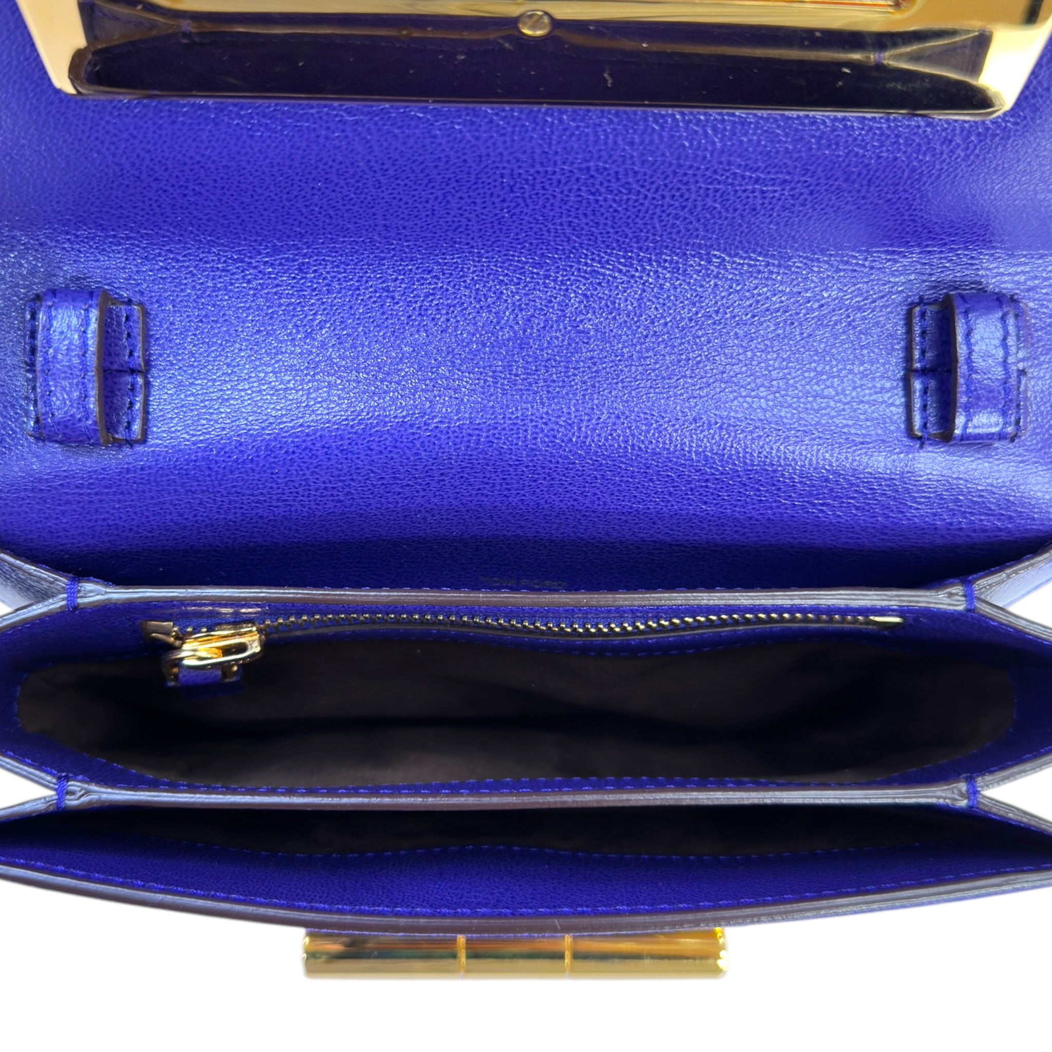 Tom Ford Natalia Crossbody Bag Small Purple Suede
