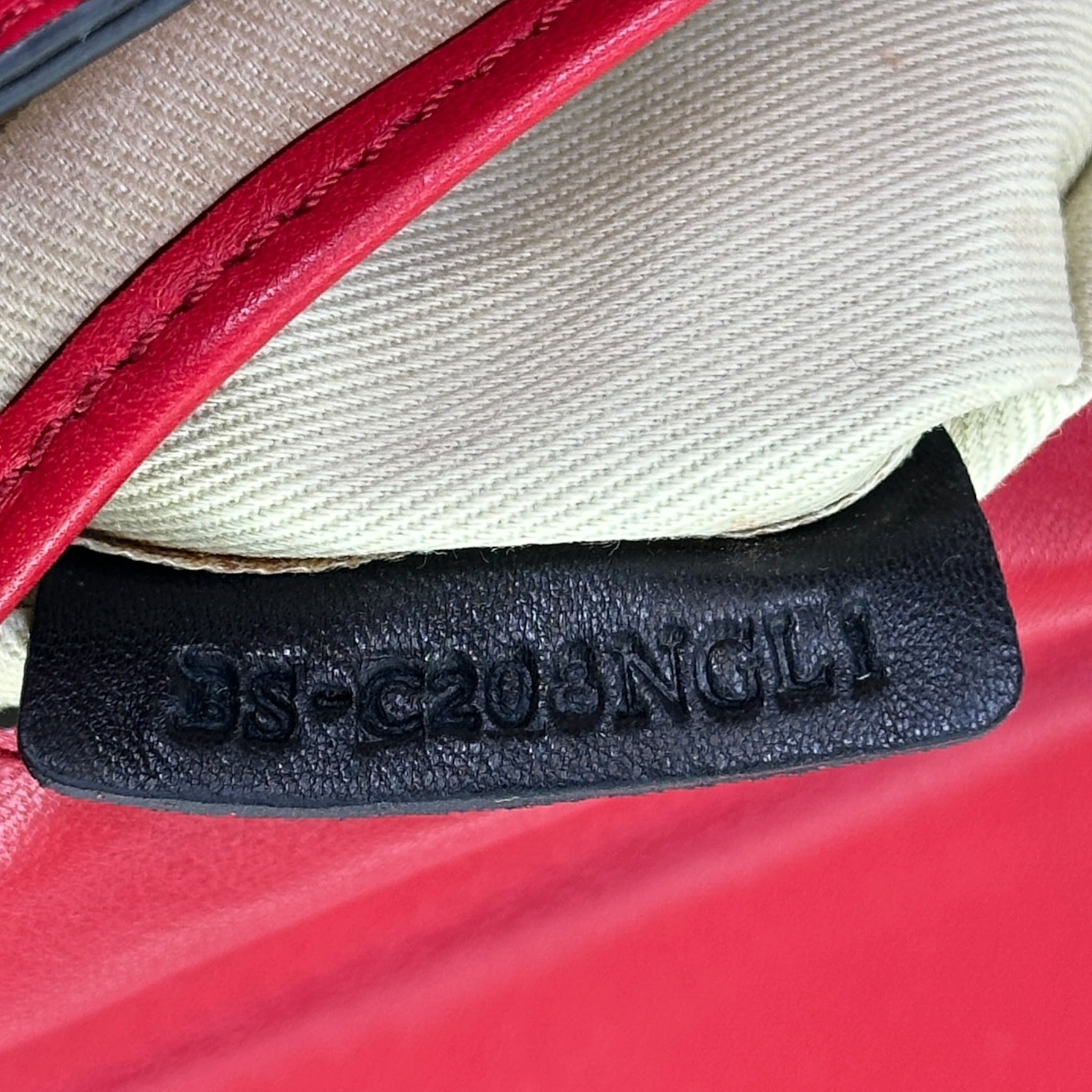 Valentino Bow Chain Clutch Red Lambskin