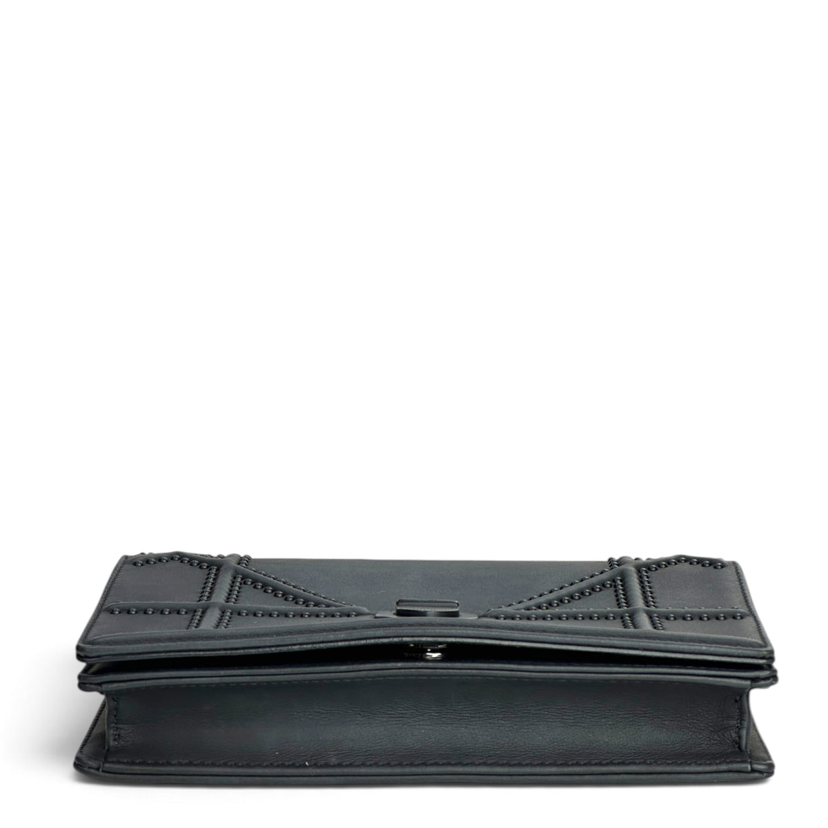 Christian Dior Diorama Black Leather Flap Bag