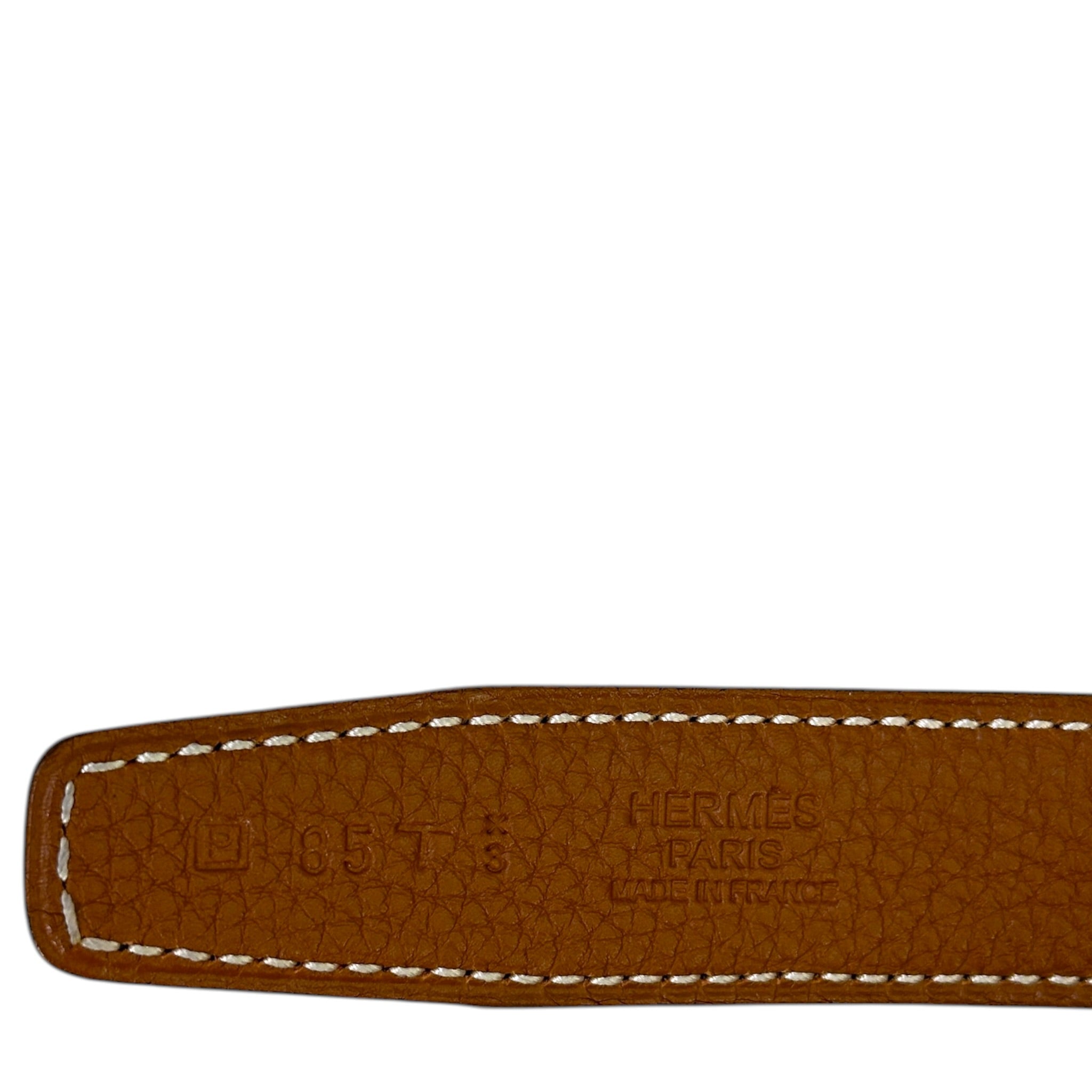 Hermès Mini H Buckle Reversible Belt Gold Black GHW