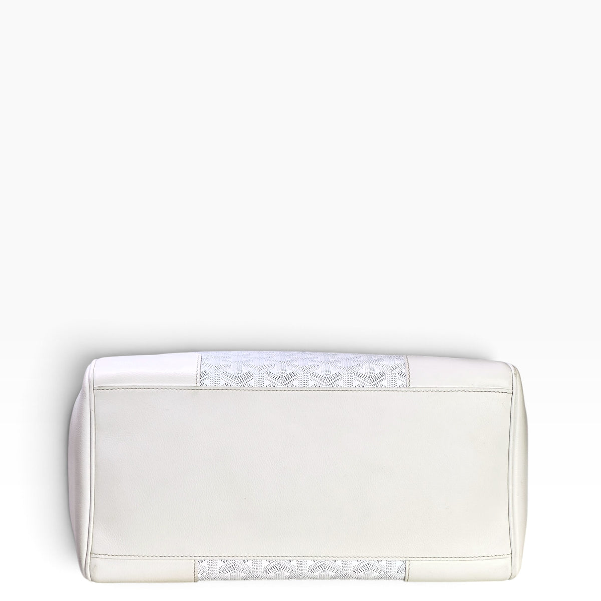 Goyard Saigon Mm medium white canvas Tote Bag