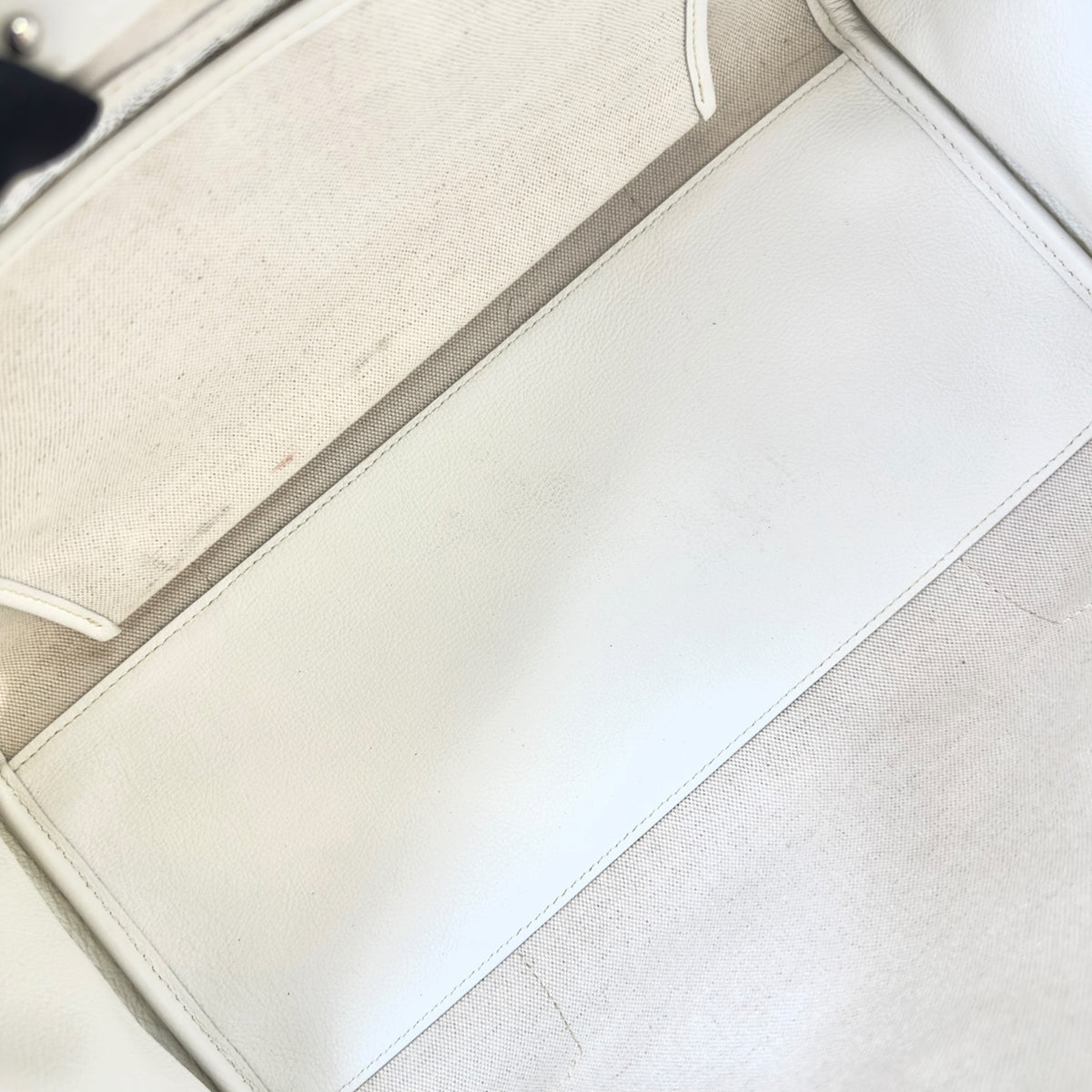 Goyard Saigon Mm medium white canvas Tote Bag