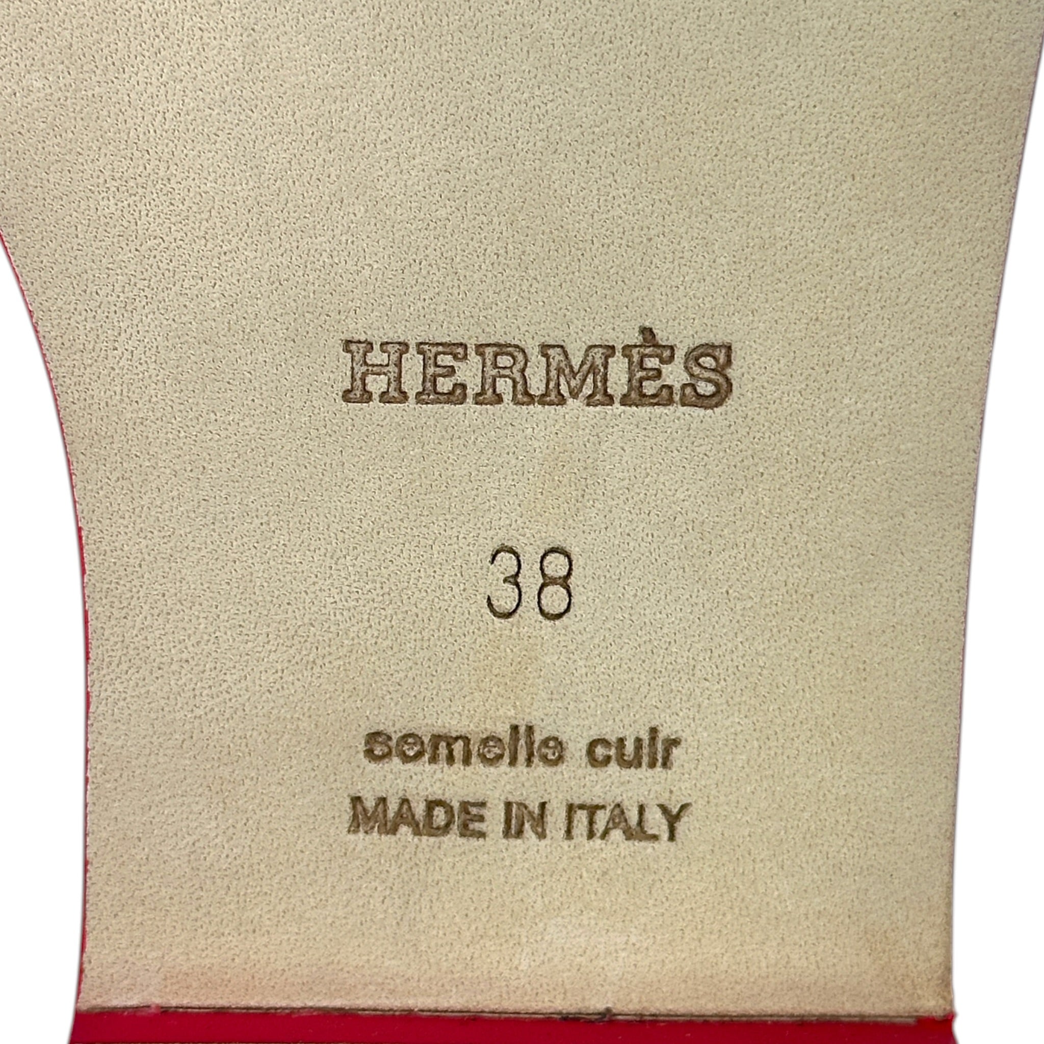 Hermès Oran EU 38 (Rose)