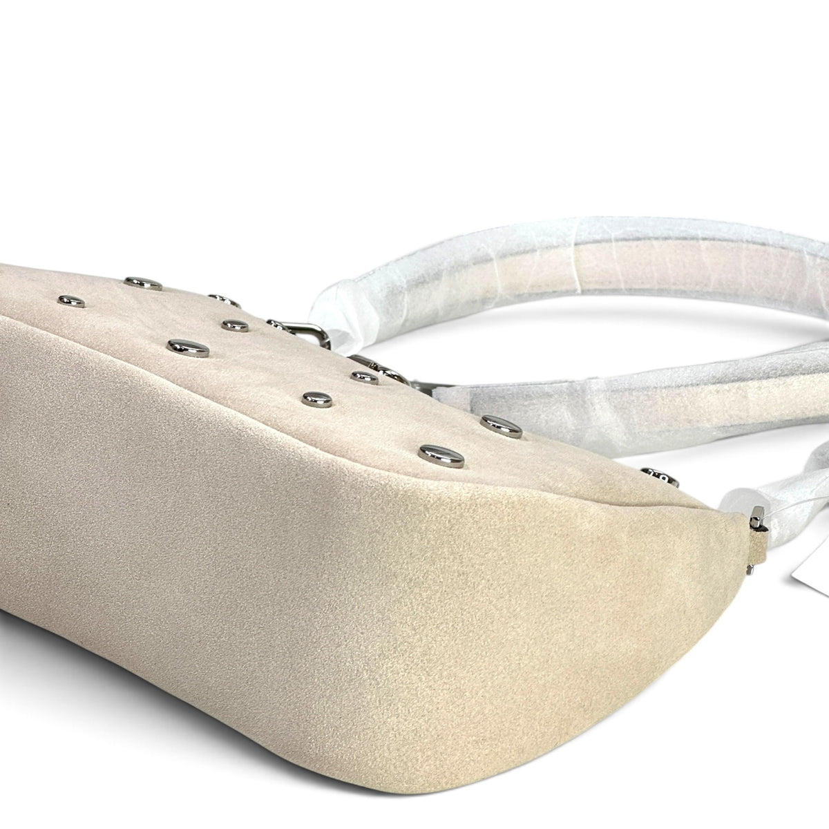 Kate Spade Kayla Beige Suede Small Shoulder Bag