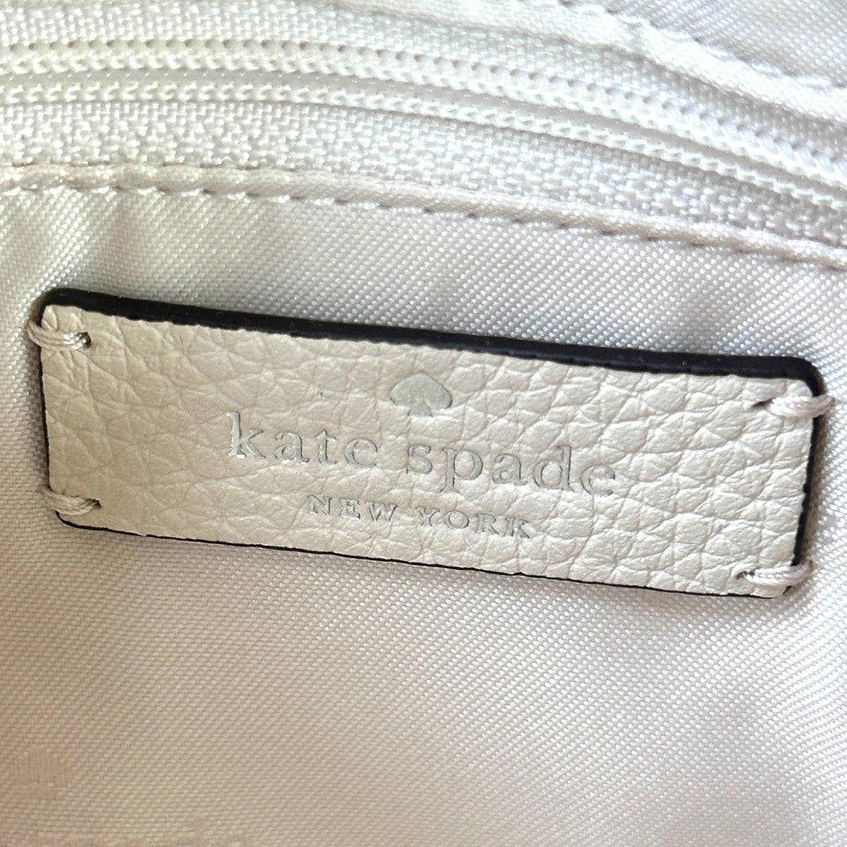 Kate Spade Kayla Beige Suede Small Shoulder Bag