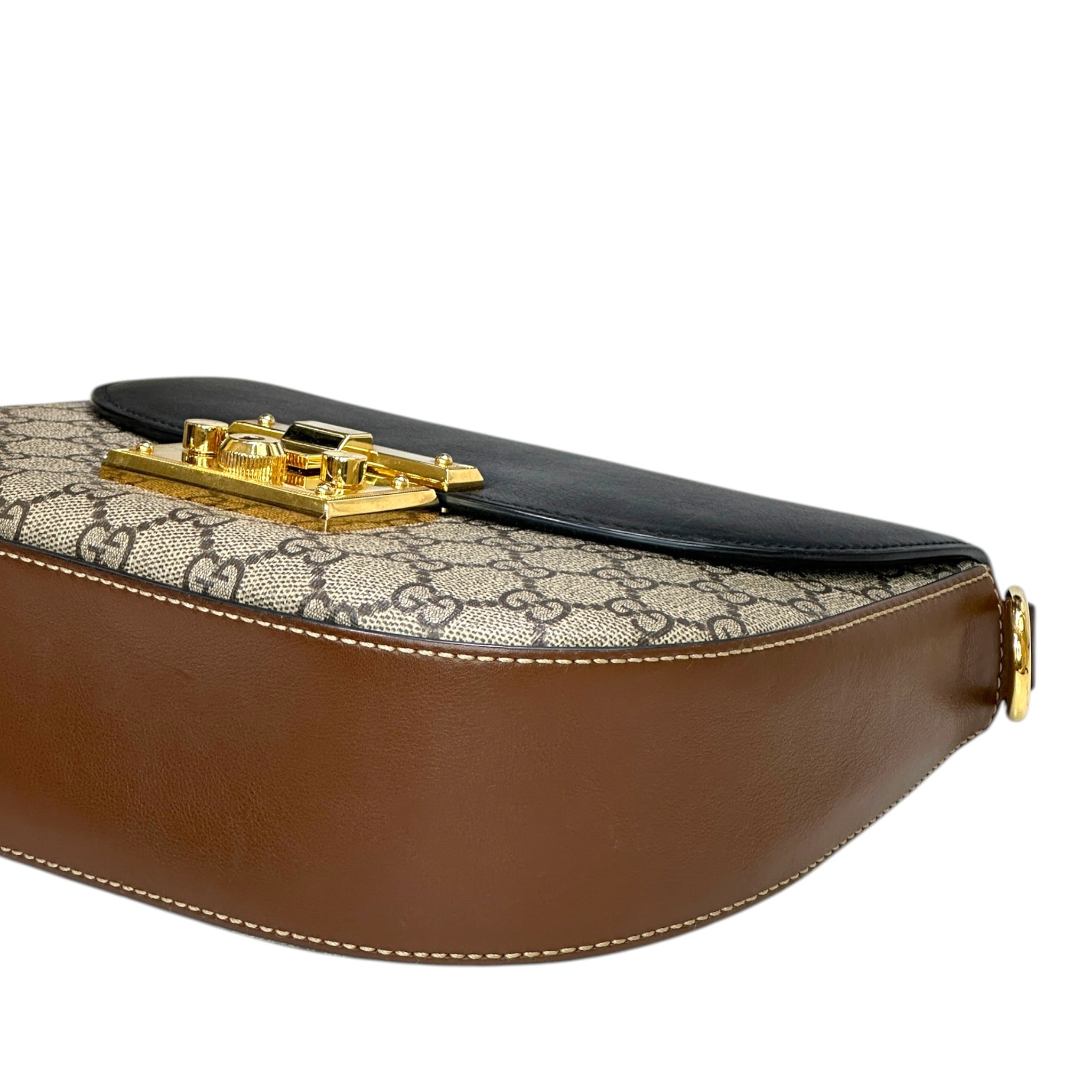 Gucci Padlock Shoulder Bag GG Supreme Canvas