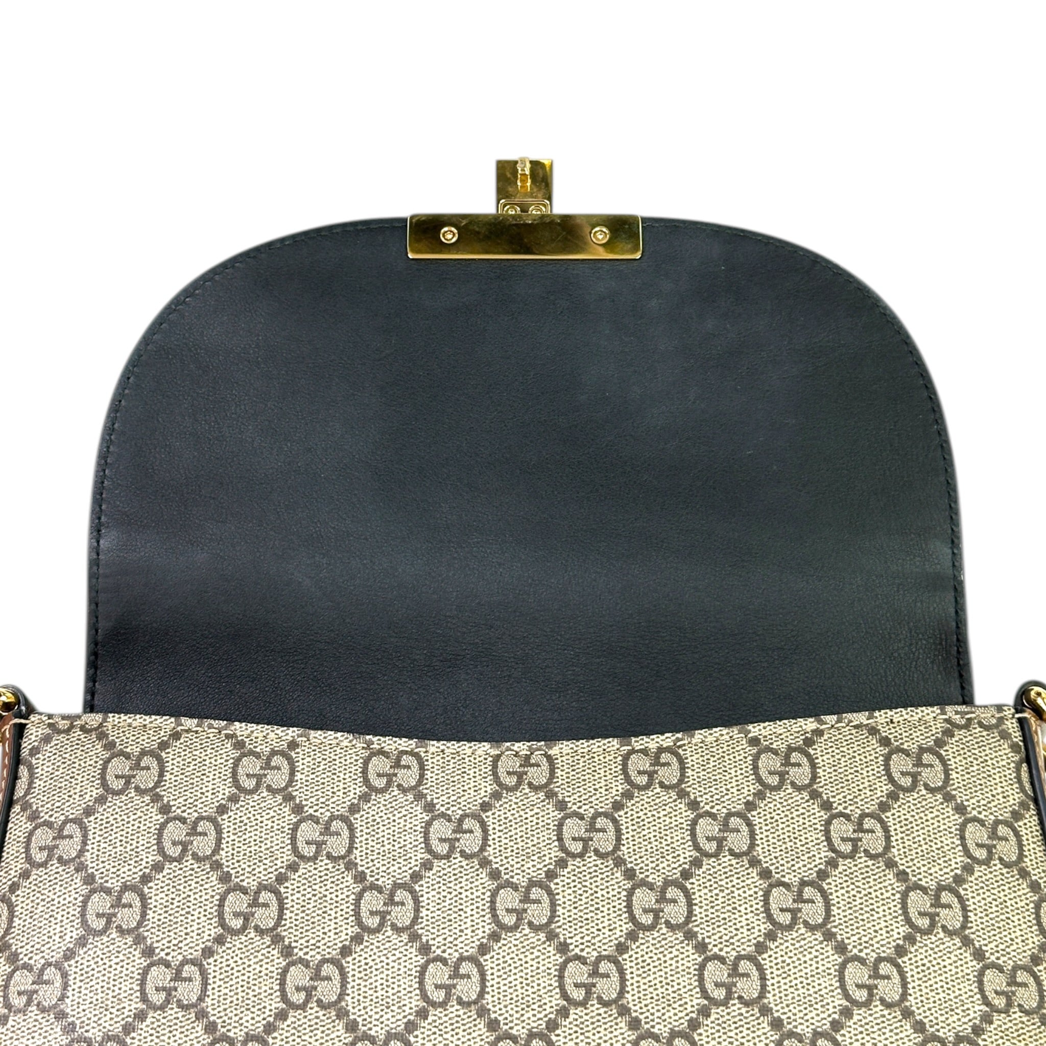 Gucci Padlock Shoulder Bag GG Supreme Canvas
