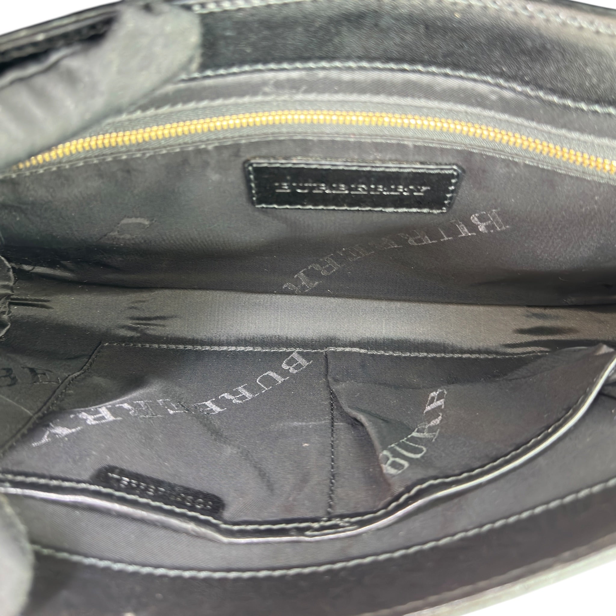 Burberry Katherine Crossbody Bag Black Leather