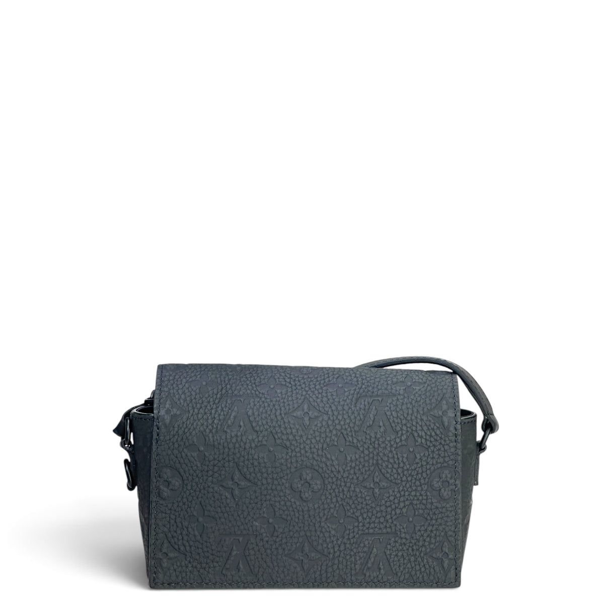 Louis Vuitton Steamer Black Taurillon Leather Crossbody Bag