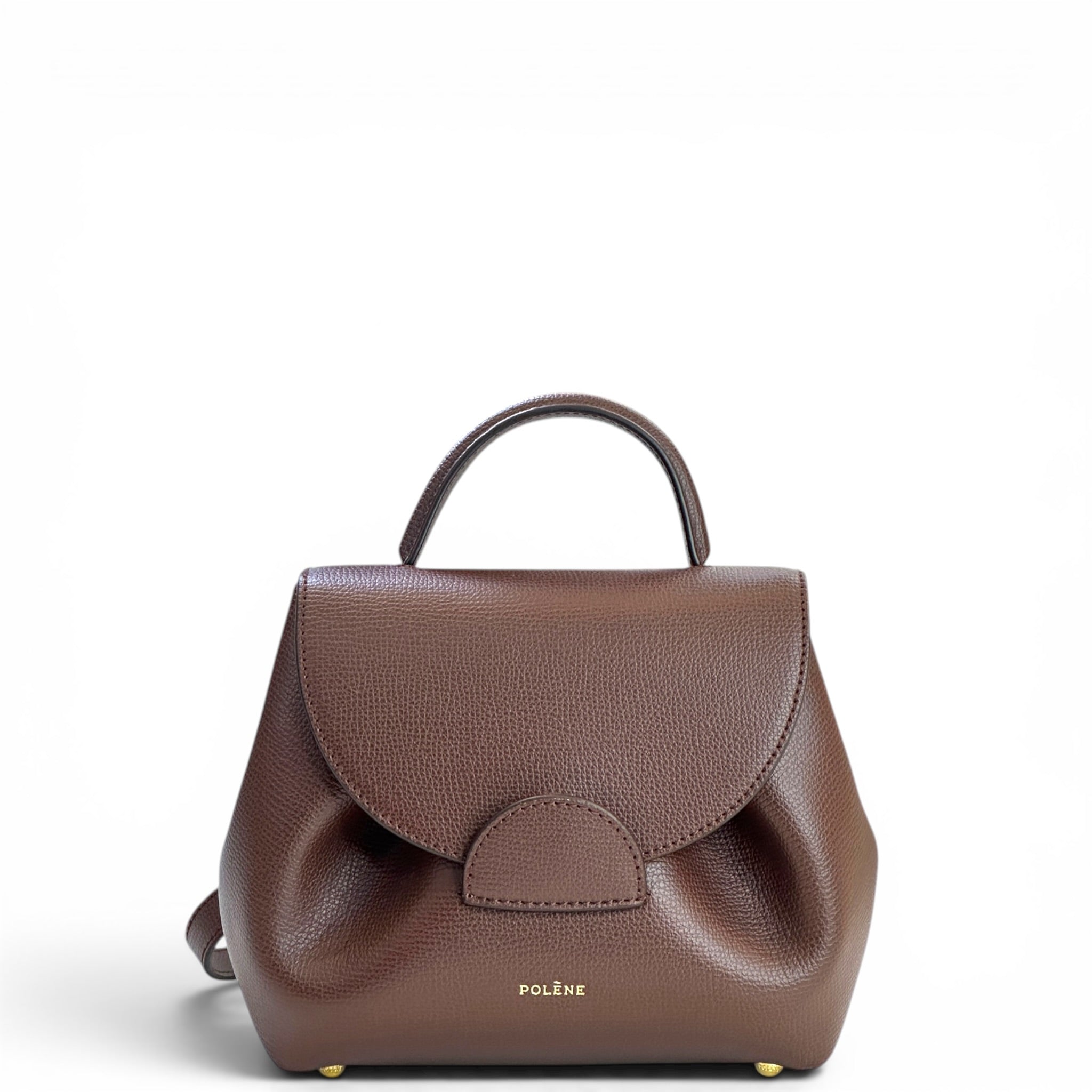 Polène Numéro Un Nano Sandalwood Textured Leather