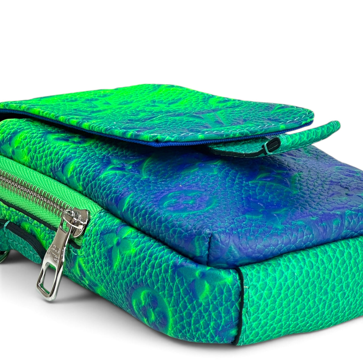 Louis Vuitton Double Illusion Green- Blue Crossbody Pouch