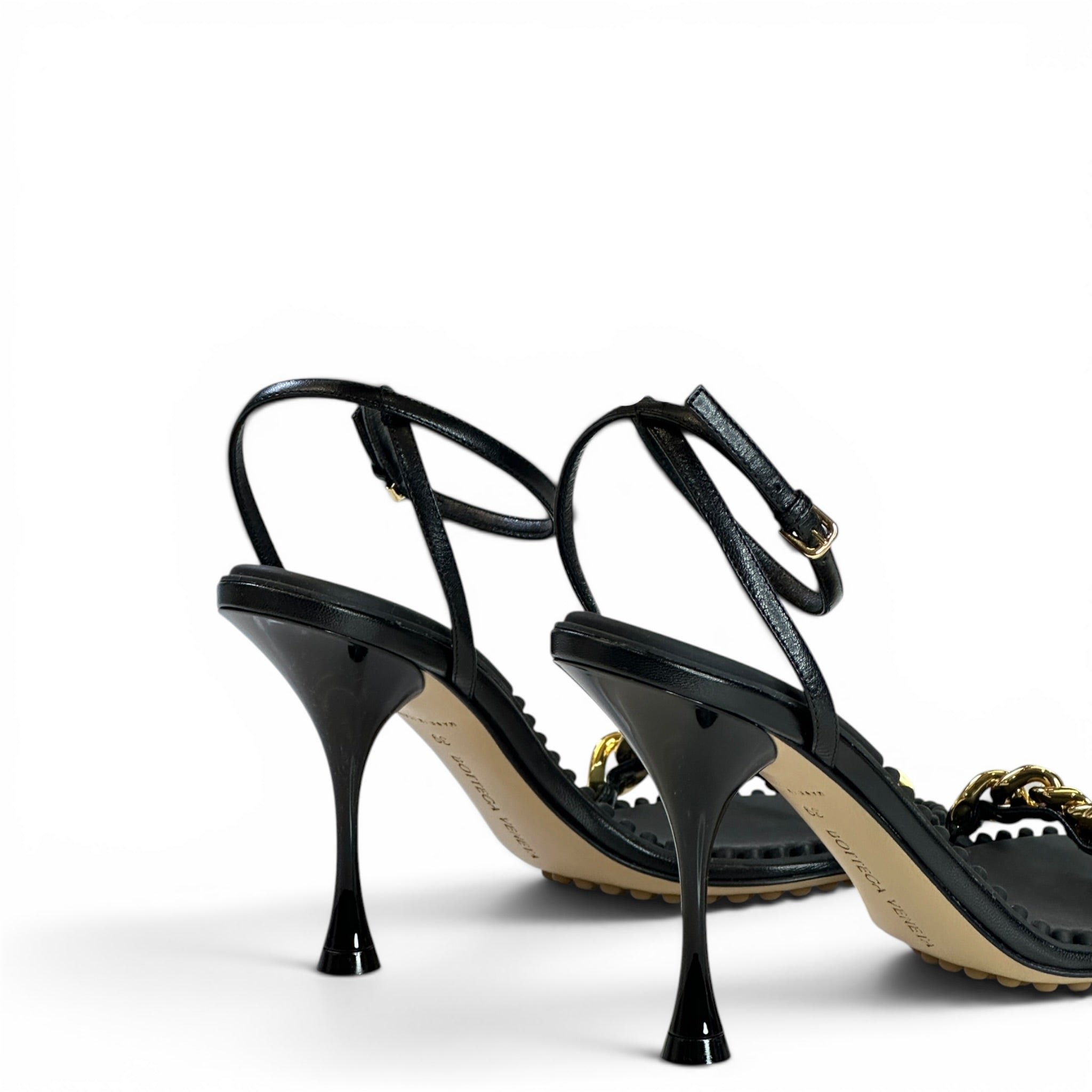 Bottega Veneta Dot ankel stap sandals EU 39
