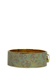 Alexander McQueen Bracelet Enamel Skull Hinged Cuff