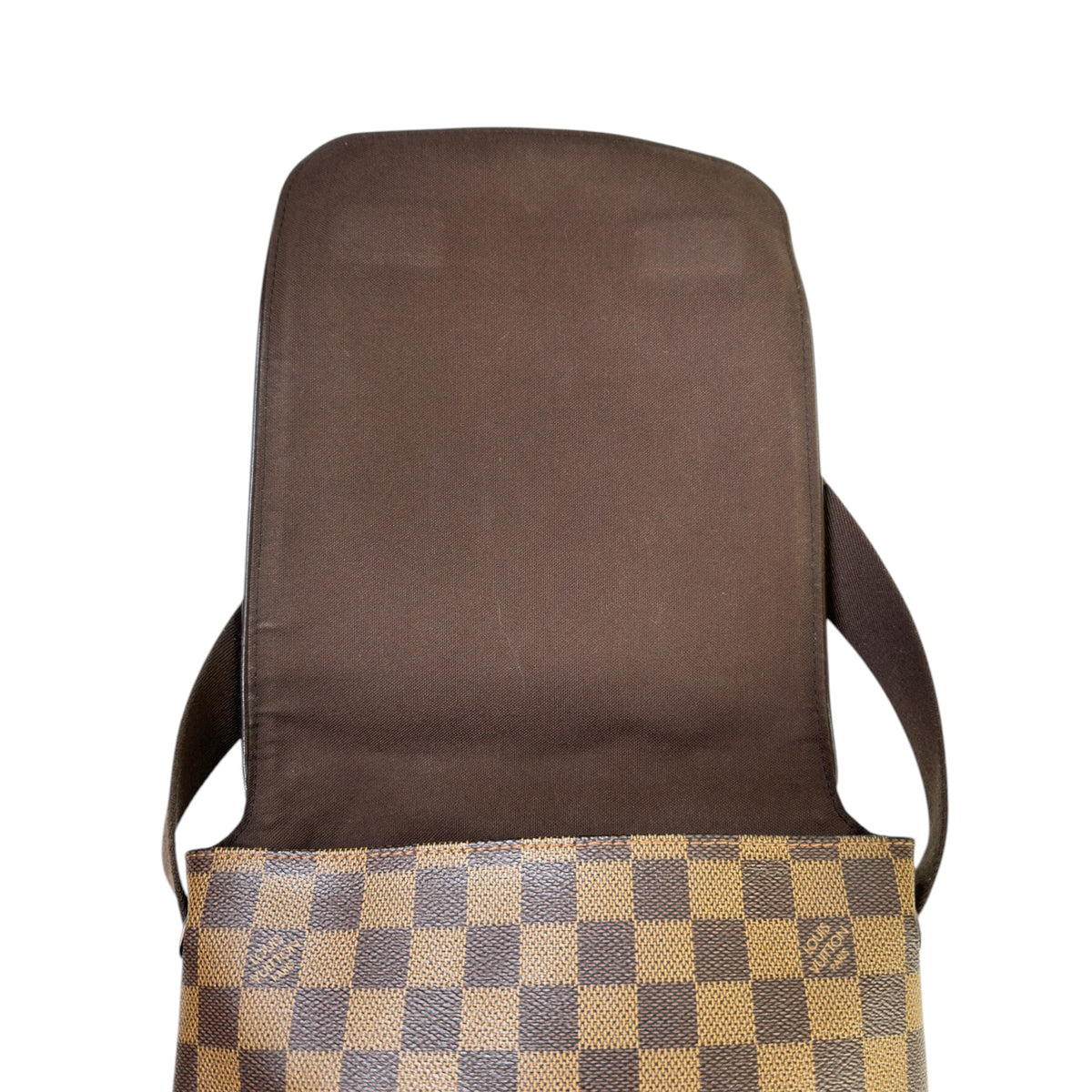 Louis Vuitton Brooklyn PM Brown Leather Sling Bag