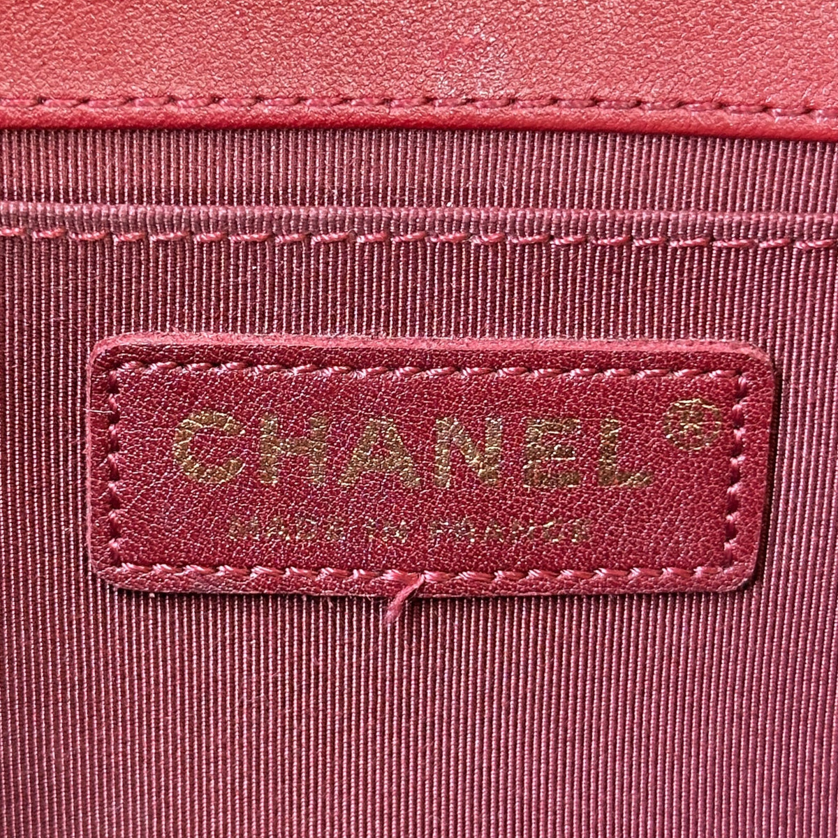 Chanel Boy Flap Burgundy Quilted Leather Shoulder Bag