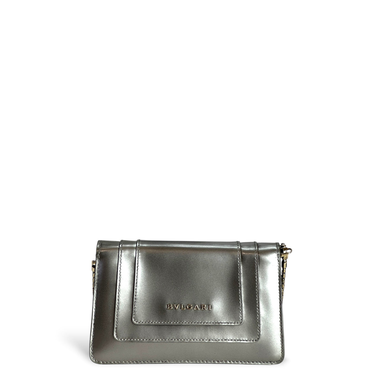 Bvlgari serpentine forever mettalic bronze mini shoulder bag
