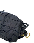 Prada Tessuto Gaufre Satchel Black Nylon Bag