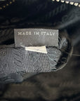 Prada Tessuto Gaufre Satchel Black Nylon Bag