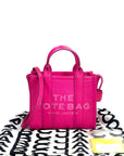 Marc Jacobs The Tote Bag Crossbody Raspberry Pink Leather