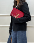 Louis Vuitton Vernis Patent Leather Louise Clutch One Size