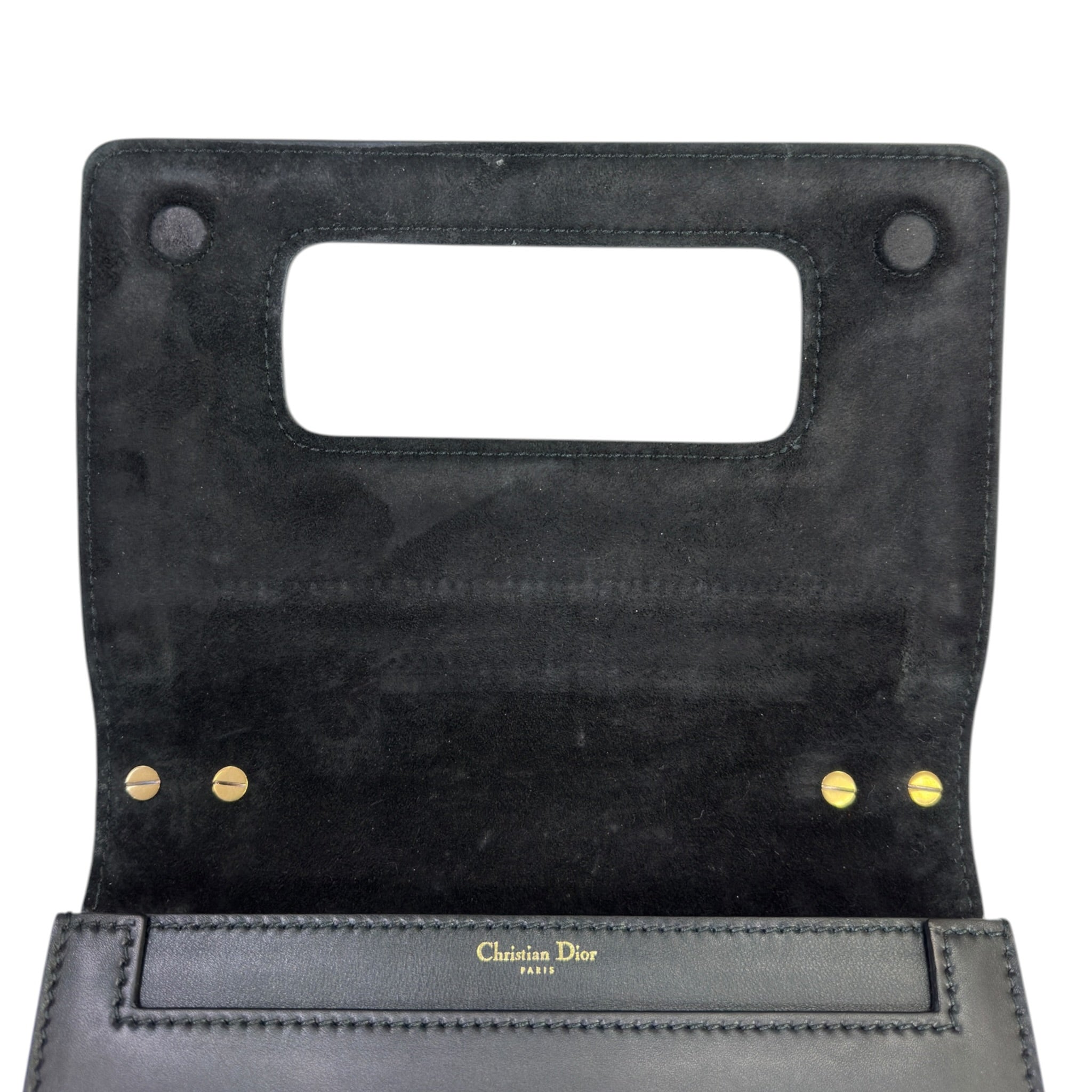 Christian Dior J'Adior Shoulder Bag Black Calfskin