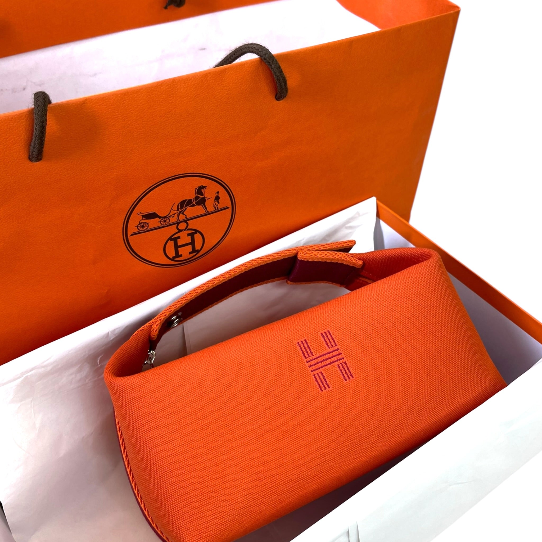 Hermès Bride-à-Brac PM Orange